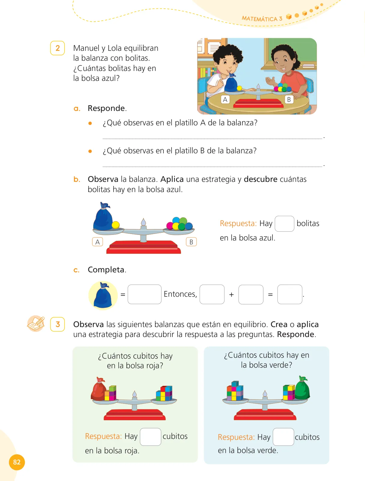 Miniatura página 84 de Cuadernillo de Matemática 3, tercer grado de Primaria · 2023