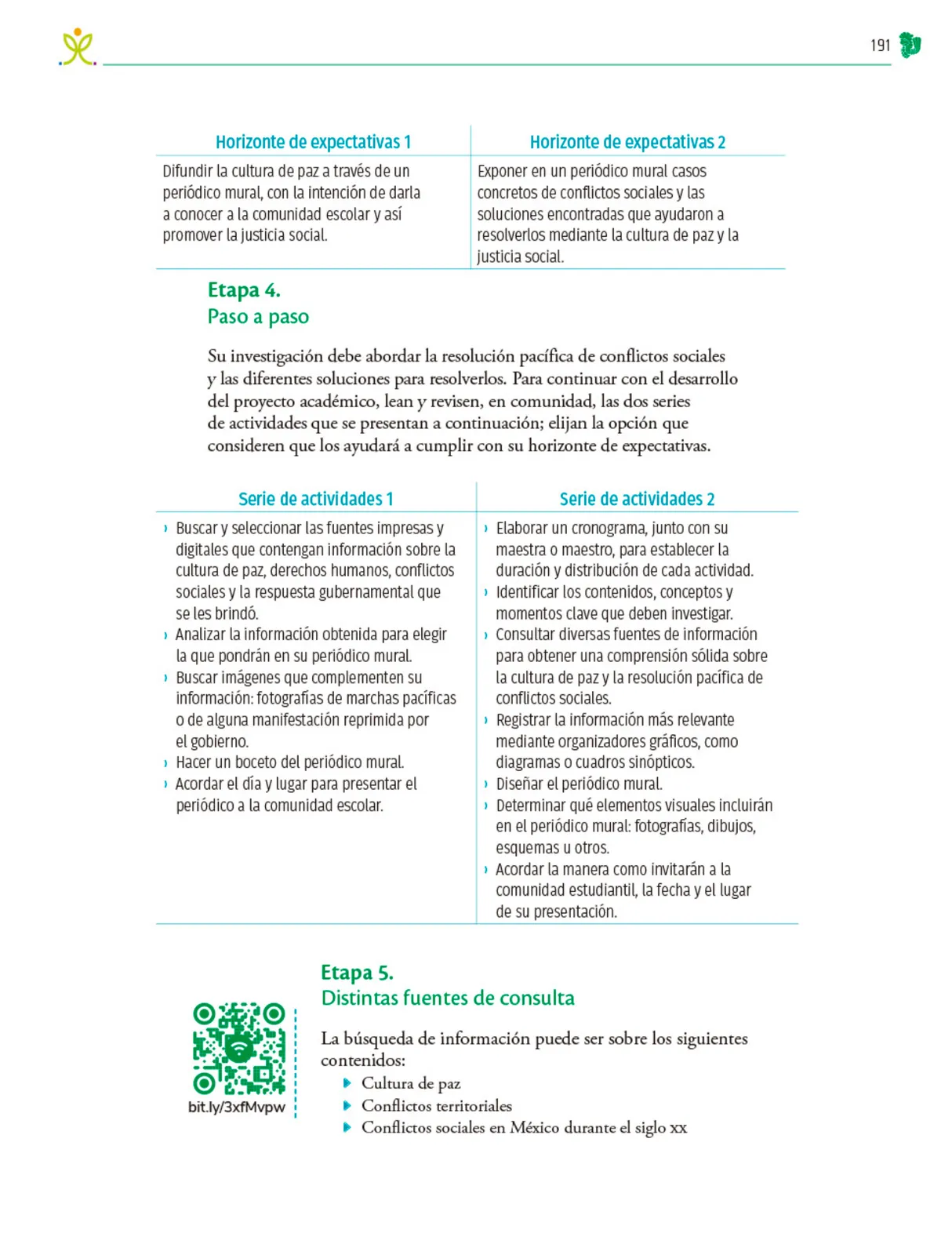 Miniatura página 192 de Colección Sk´asolil. Nuestro libro de Proyectos.  Tomo III.  Libro de Educación Telesecundaria Grado 2°  Ciclo Escolar 2025 - 2026