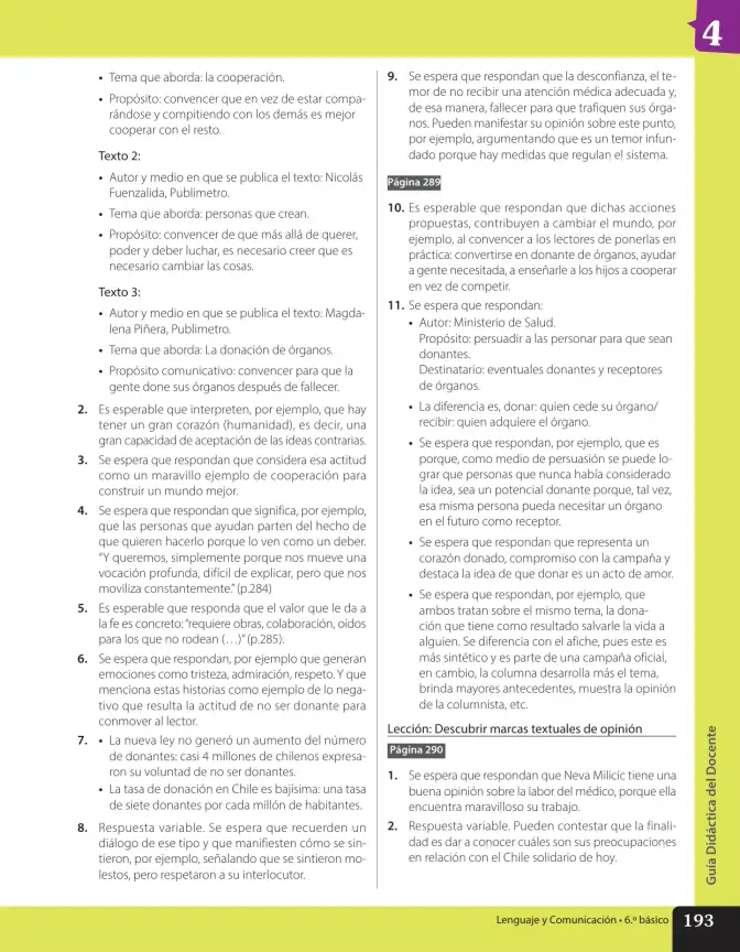 Página 182 de Lenguaje y Comunicación – Sexto Básico | Texto del Estudiante MINEDUC – Descargar PDF · 2024