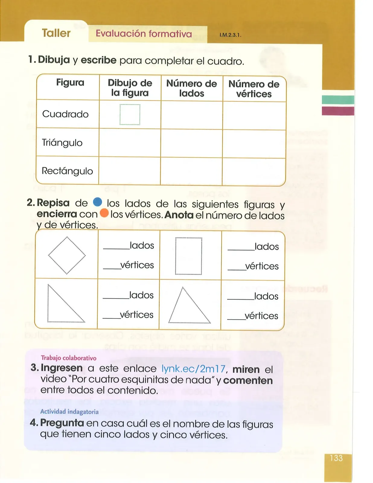 Página 134 de Matematica · 2 EGB · 2025
