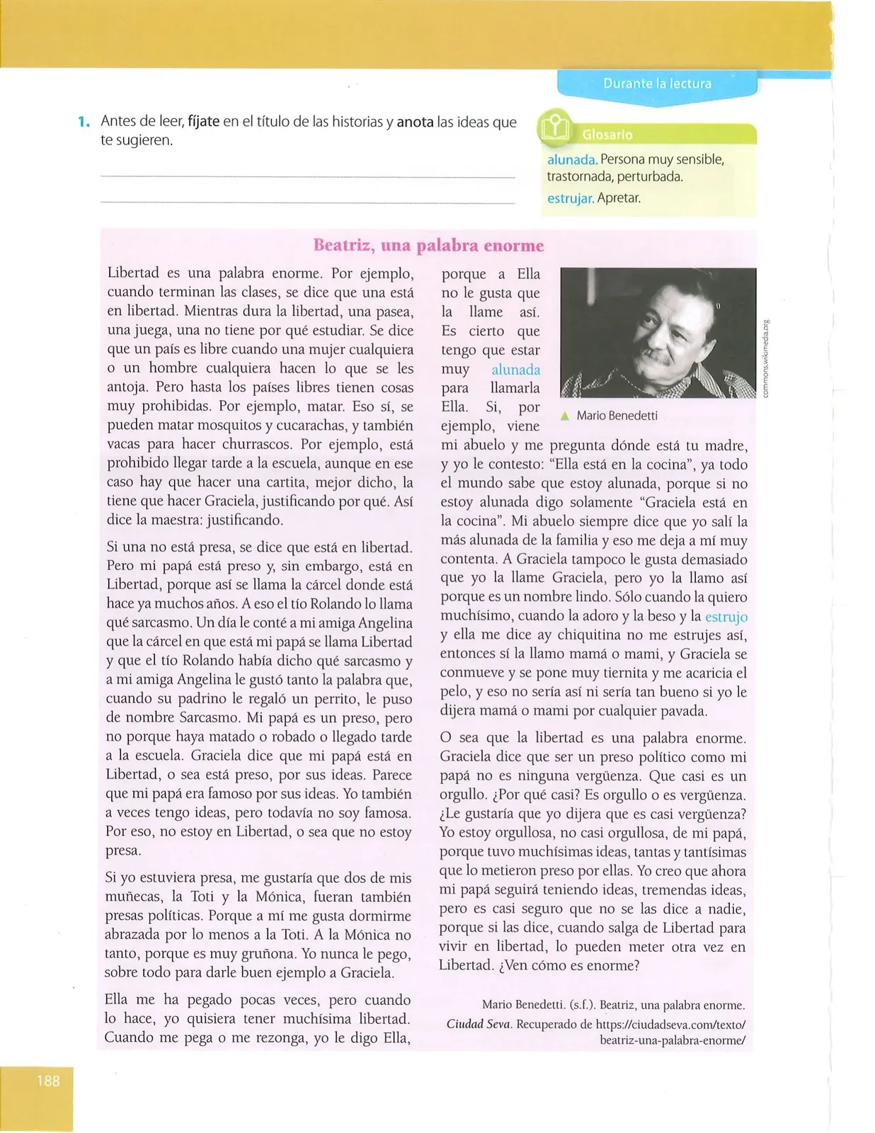 Miniatura página 188 de Lengua Y Literatura · 10 EGB · 2025