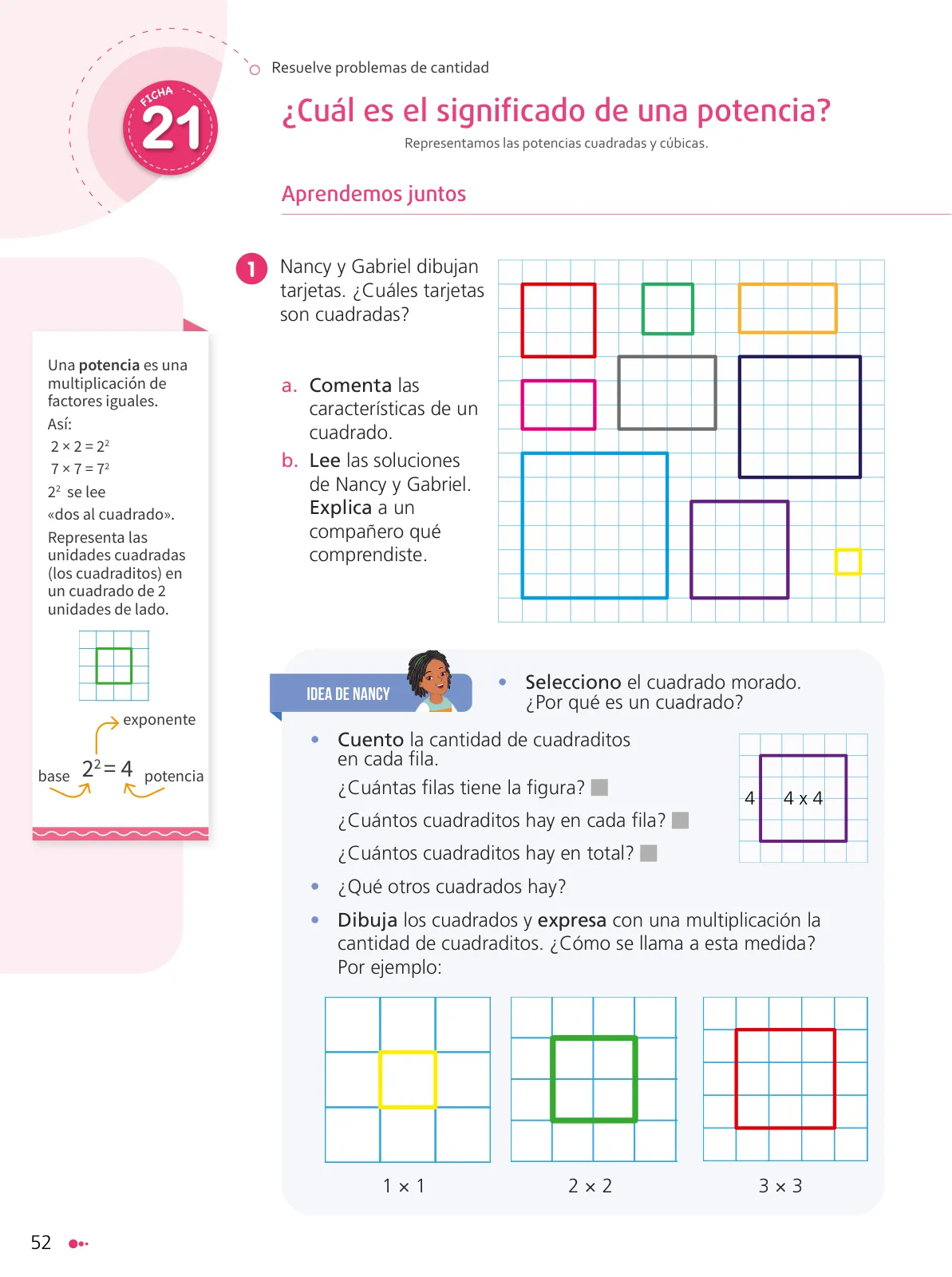 Página 54 de Texto de Matemática 6. Sexto grado de Primaria · 2024