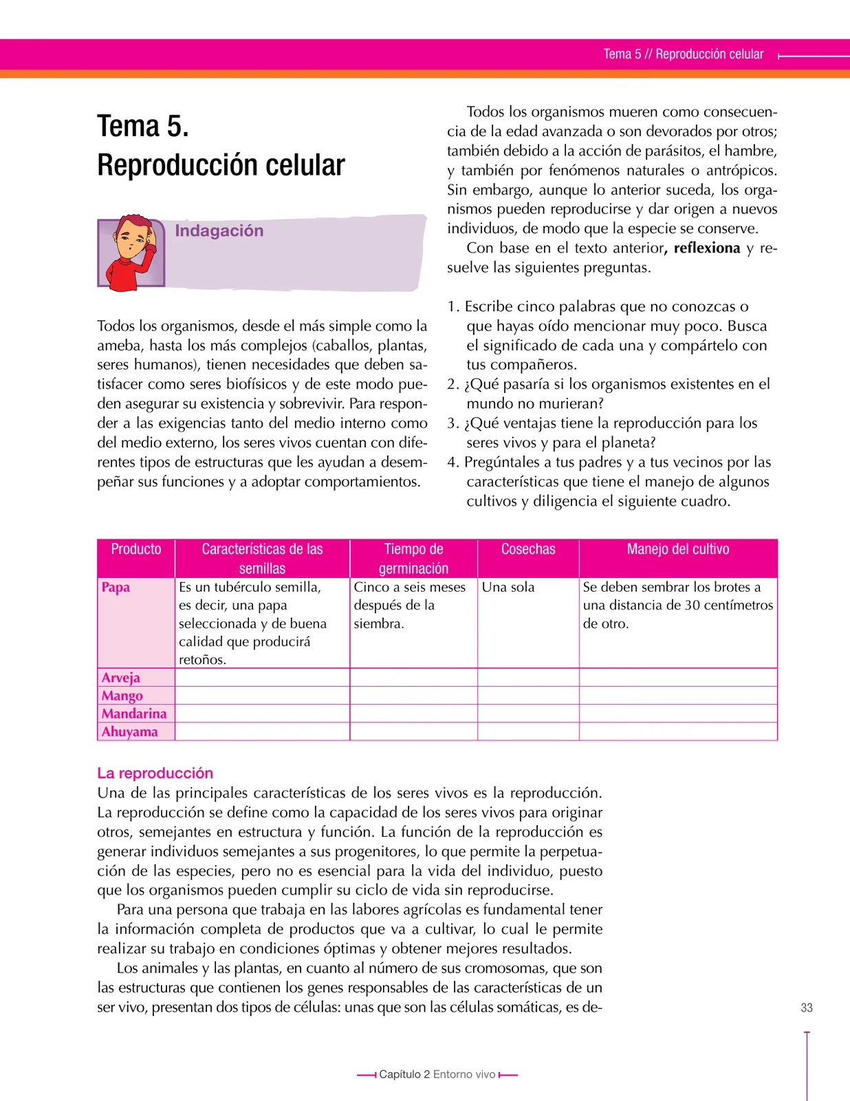 Página 33 de Ciencias Naturales 8° · Secundaria Activa