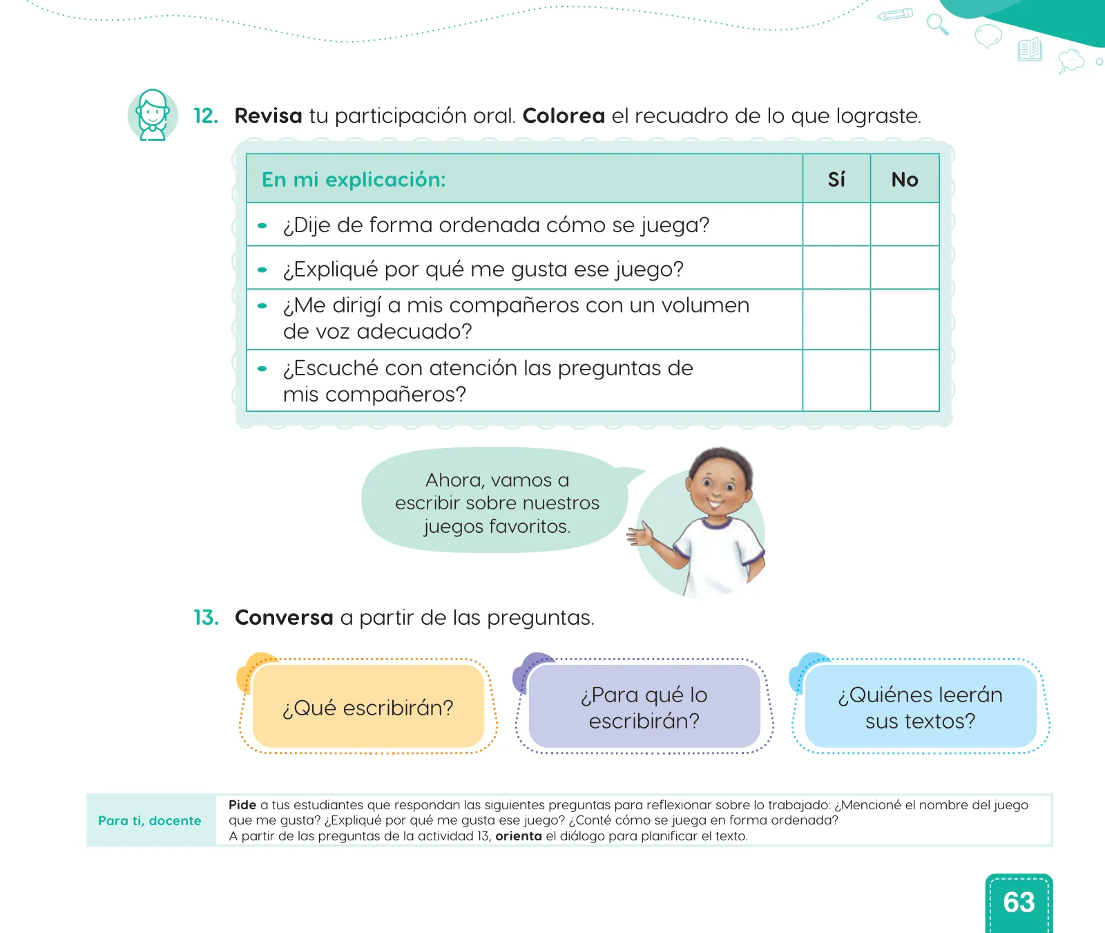Página 65 de Cuadernillo de Comunicación 1, primer grado de Primaria · 2023