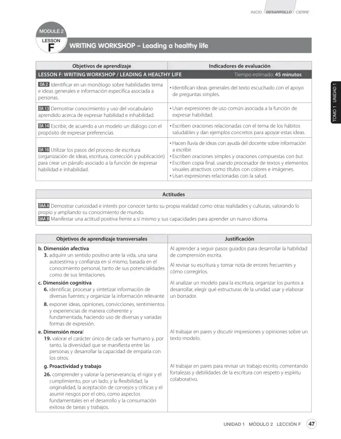 Página 59 de Inglés – Sexto Básico | Student’s Book MINEDUC – Descargar PDF · 2024