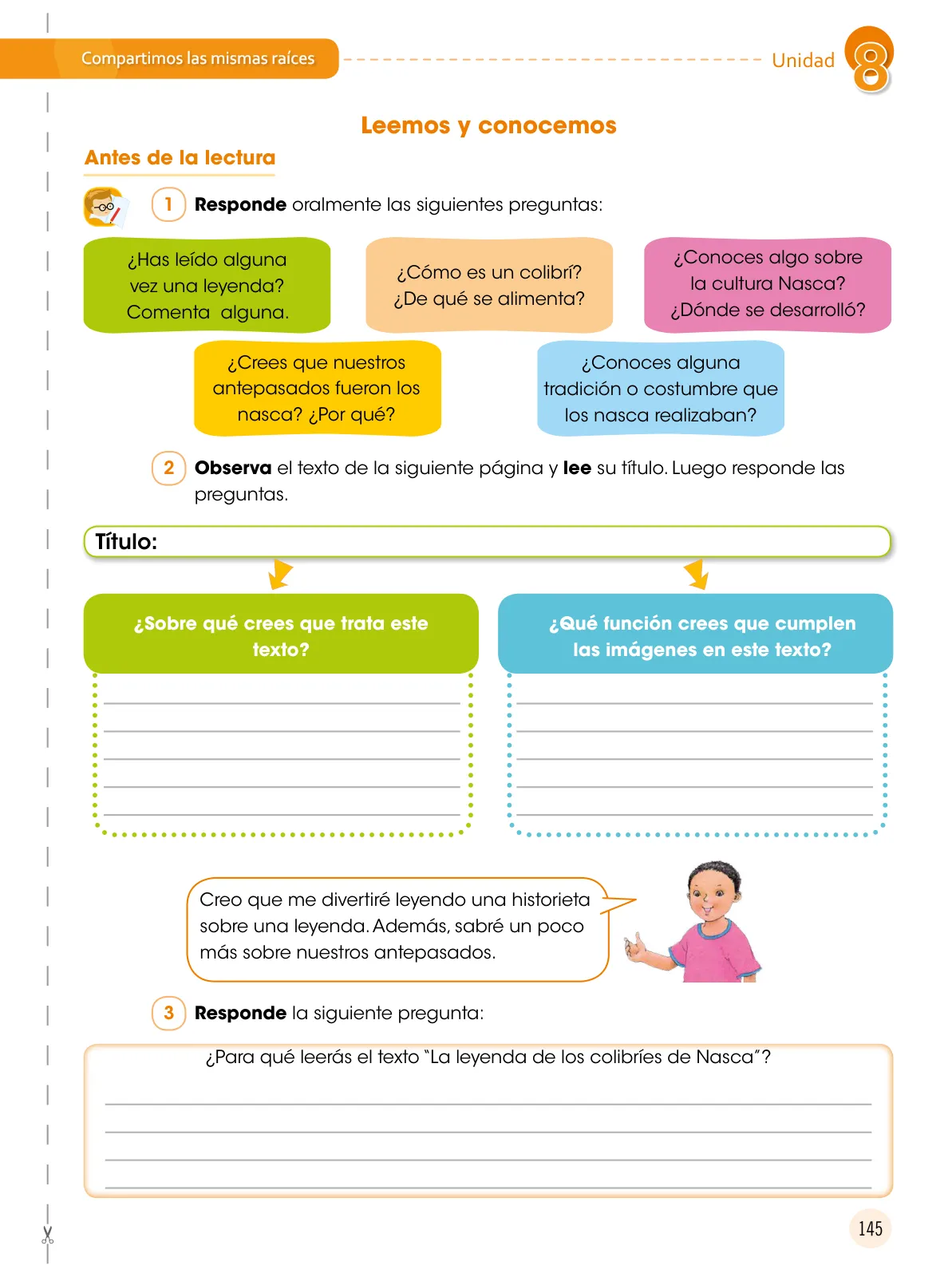 Miniatura página 146 de Comunicación 5 : cuaderno de trabajo para quinto grado de Educación Primaria 2019 · 2019