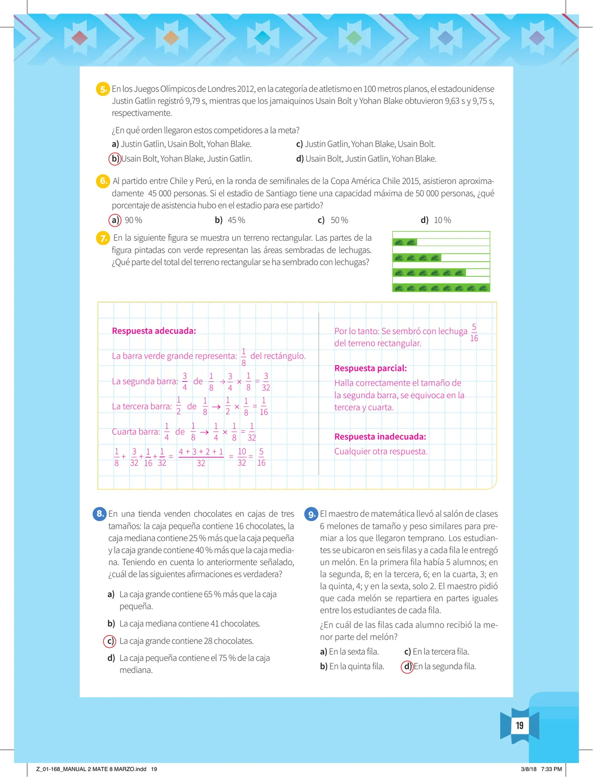 Miniatura página 21 de Resolvamos problemas 2 : manual para el docente 2018 · 2018