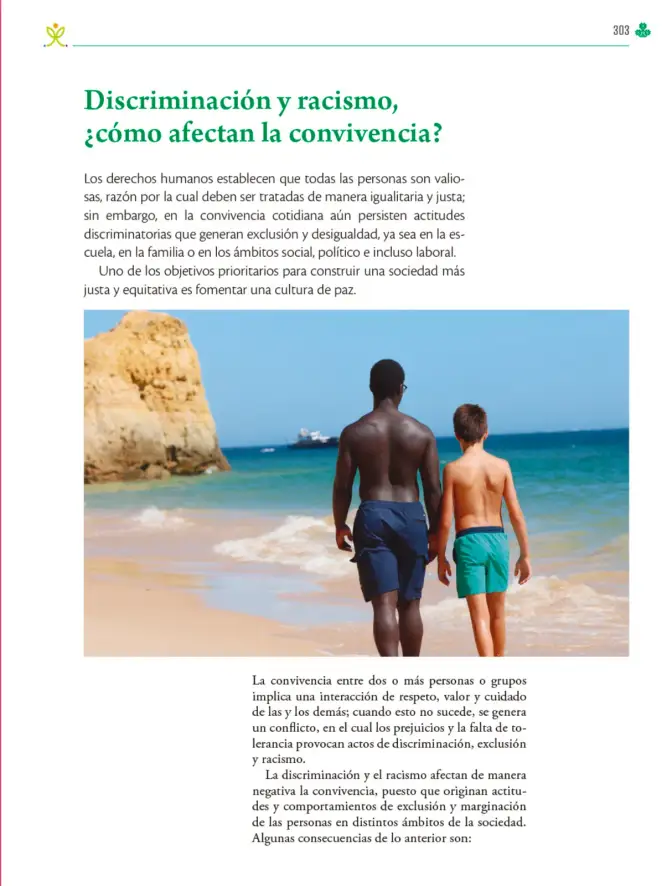 Página 304 de Colección Ximhai. Ética, naturaleza y sociedades. Libro de Educación Telesecundaria Grado 1° Ciclo Escolar 2025 - 2026