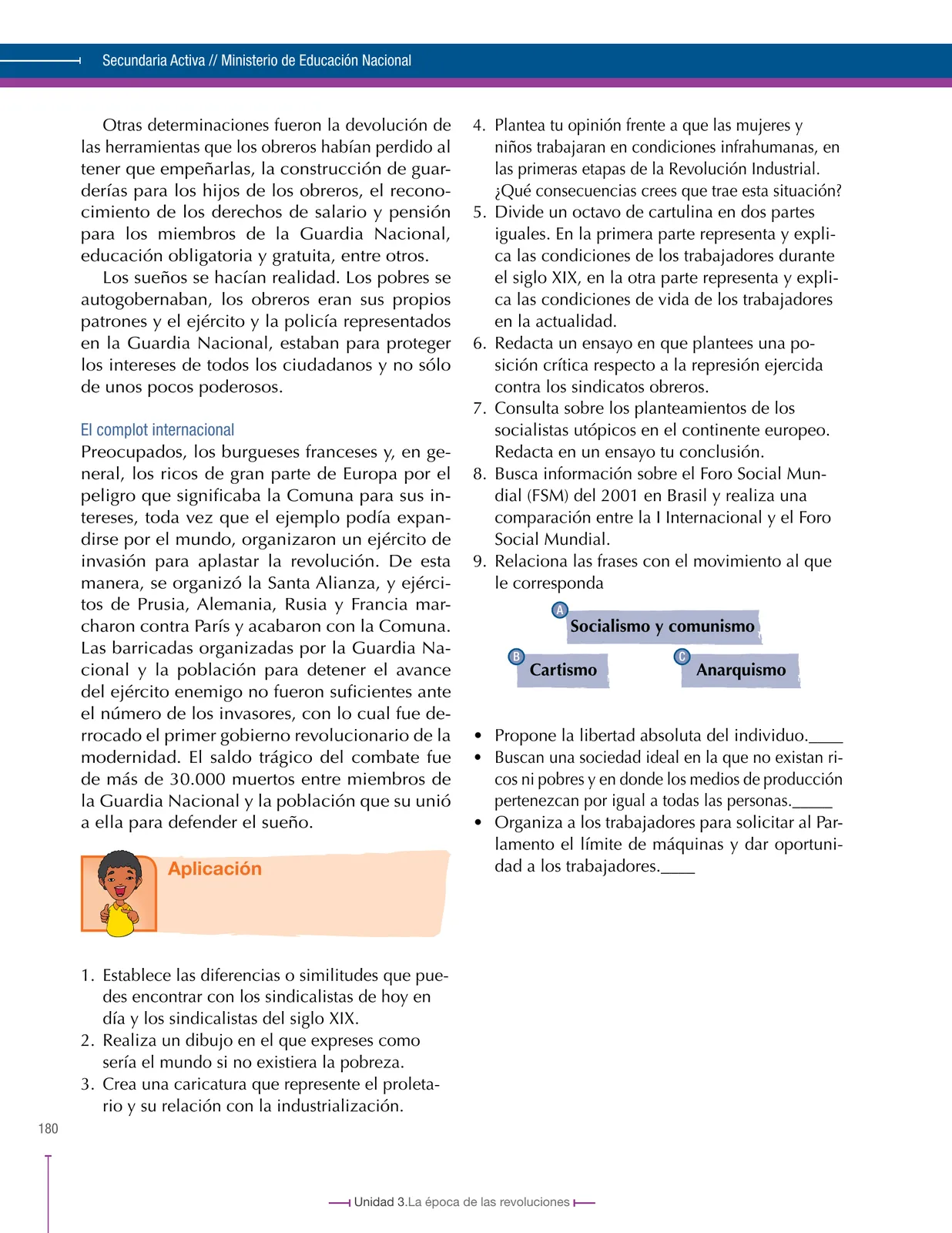 Página 180 de Ciencias Sociales 8° · Secundaria Activa