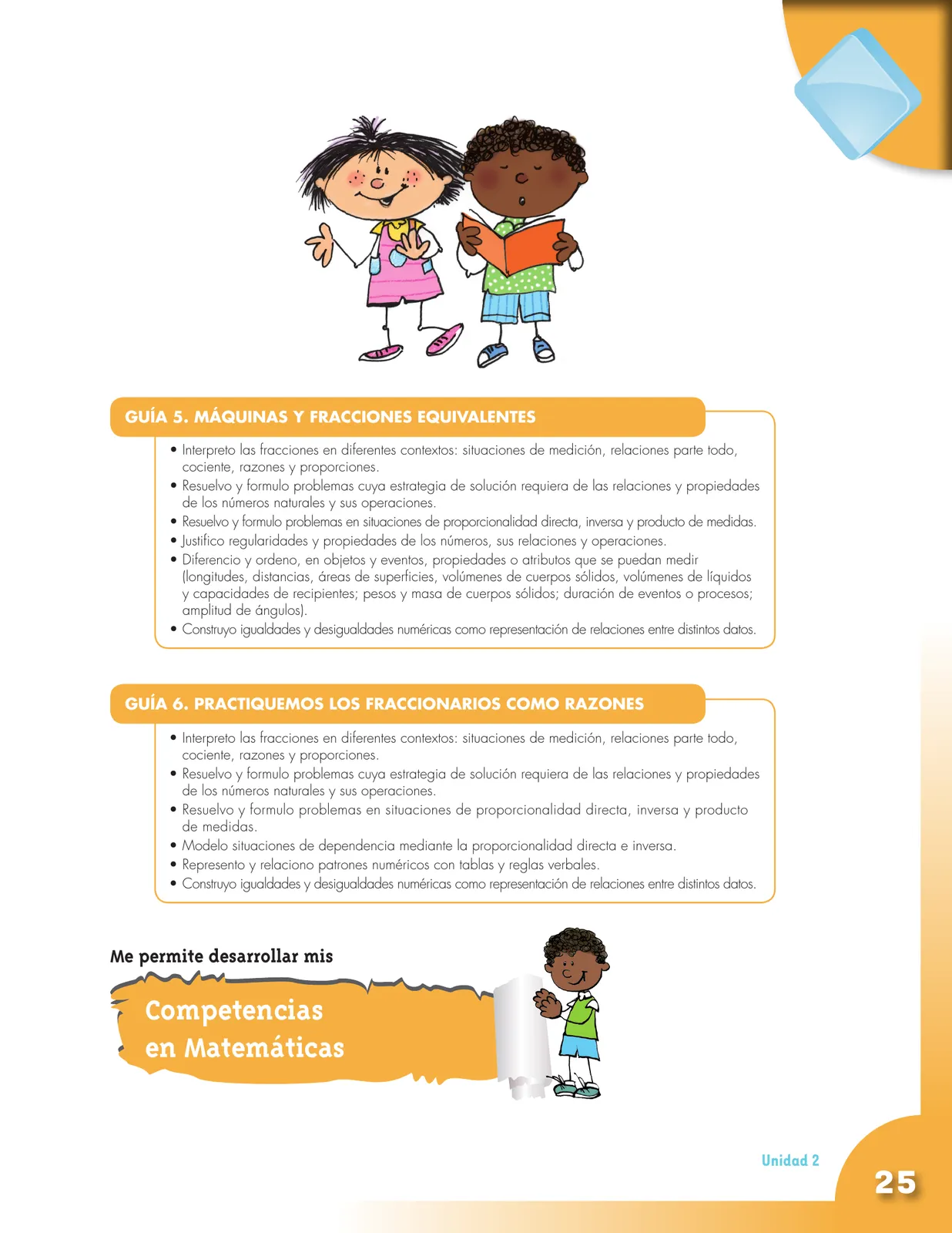 Página 25 de Matematica 5° · Cartilla 01