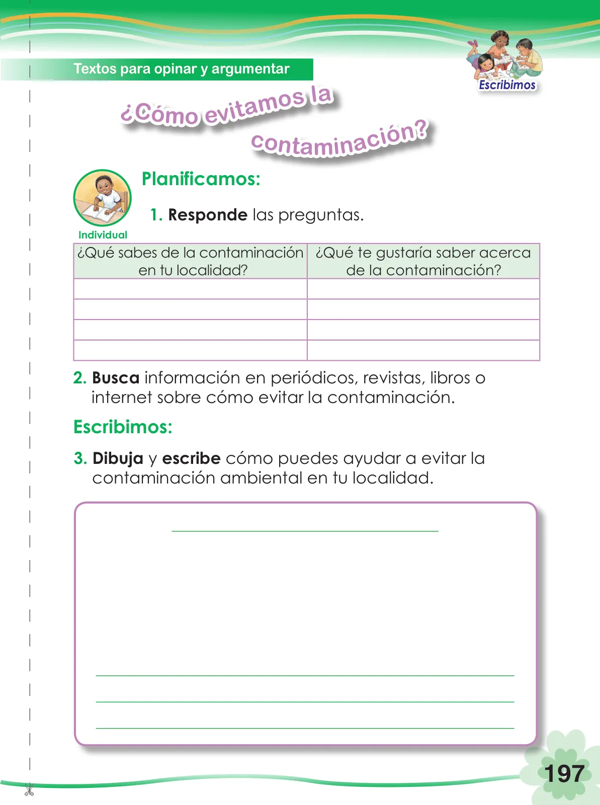 Miniatura página 199 de Comunicación 2 : cuaderno de trabajo para segundo grado de Educación Primaria 2019 · 2019