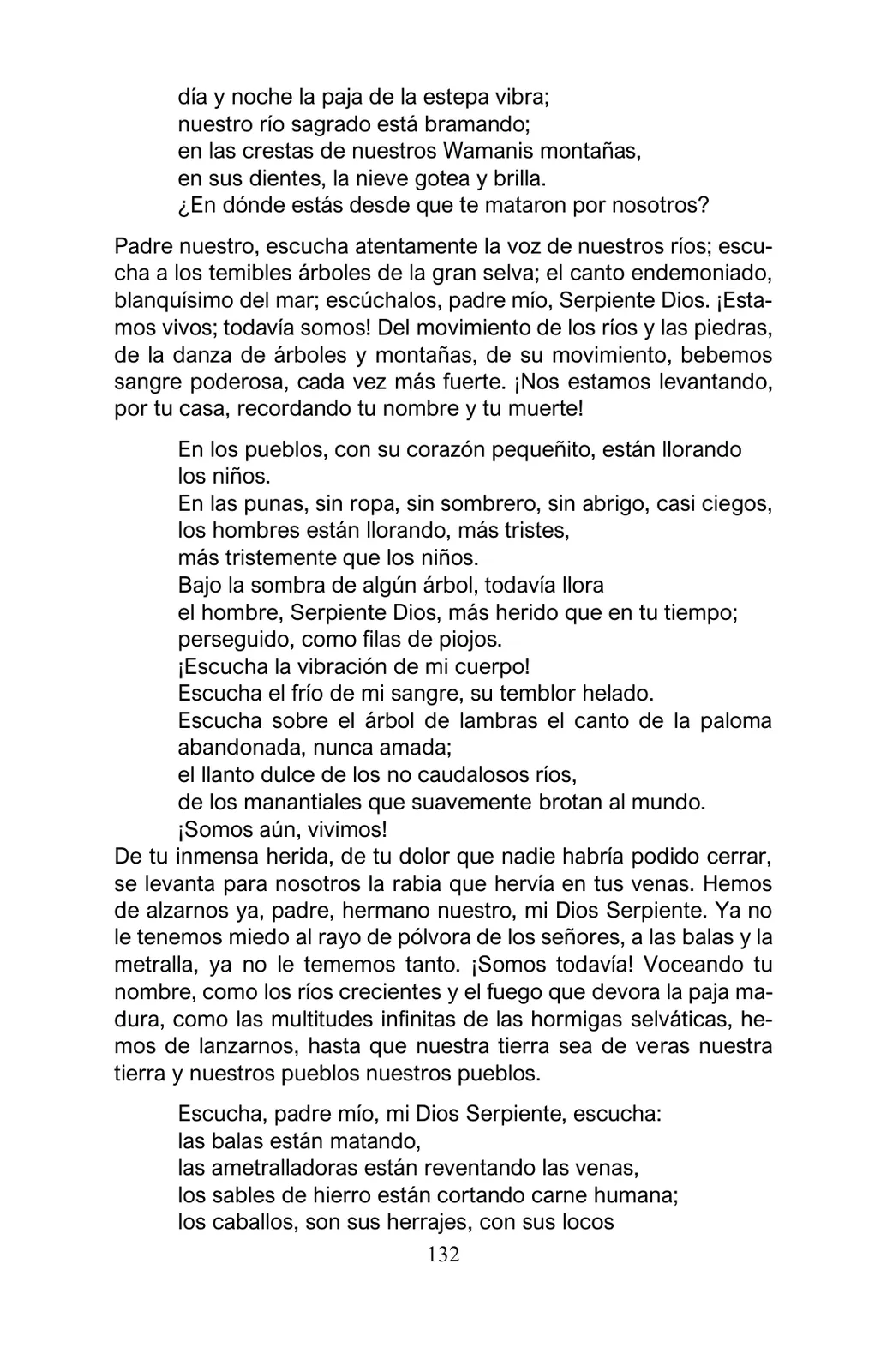 Miniatura página 132 de Arguedas, entre el fuego y el amor : textos seleccionados para estudiantes de Educación Básica · 2021