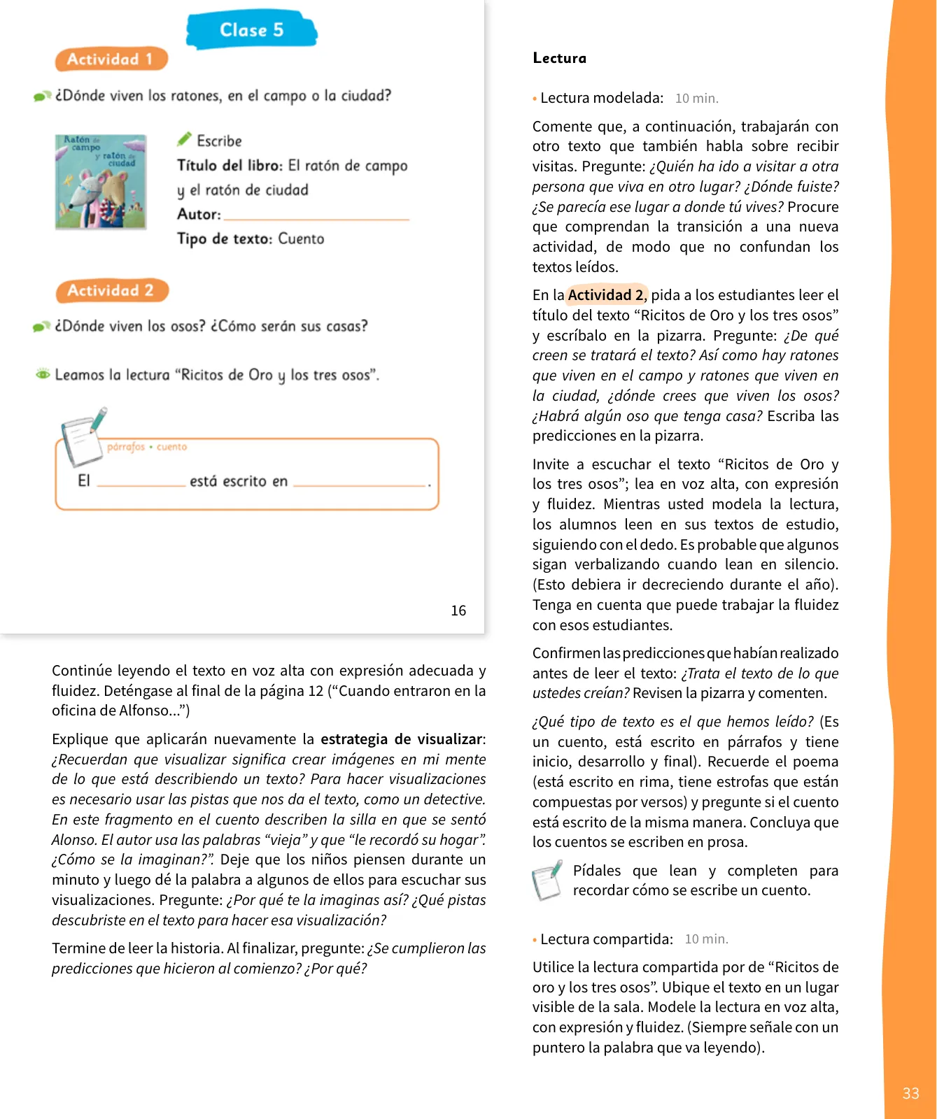 Página 34 de Lenguaje y Comunicación – Segundo Básico – Texto del Estudiante MINEDUC – Descargar PDF · 2024