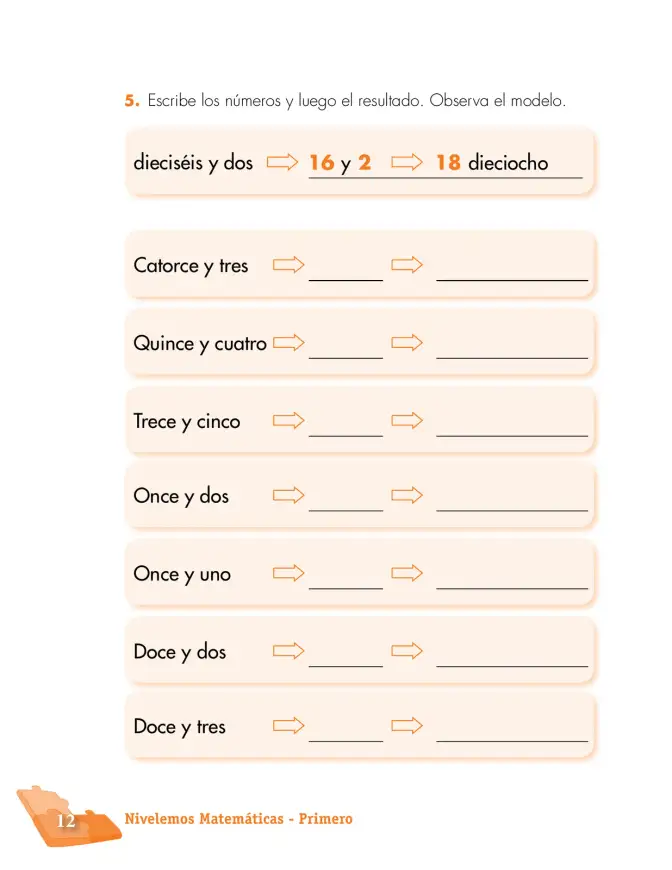 Página 12 de Matematica 1° · Cuadernillo