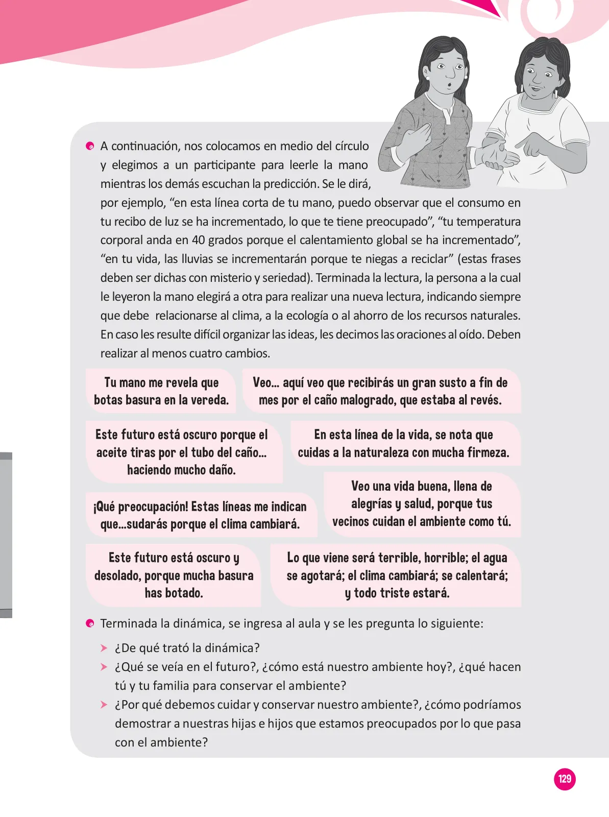 Miniatura página 131 de Guía para el trabajo docente con las familias del ciclo III de Primaria · 2016