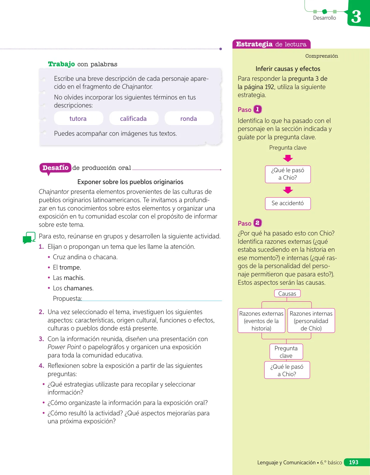 Página 104 de Lenguaje y Comunicación – Sexto Básico | Texto del Estudiante MINEDUC – Descargar PDF · 2024