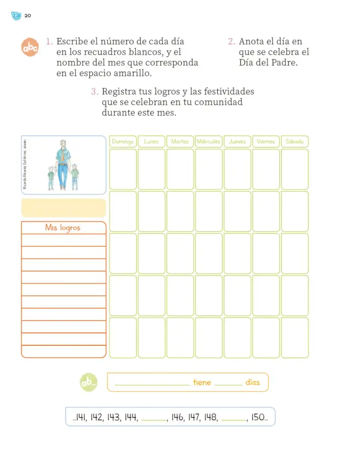Página 21 de Múltiples lenguajes. Trazos y números. Libro de Educación Primaria Grado 2° Ciclo Escolar 2025 - 2026