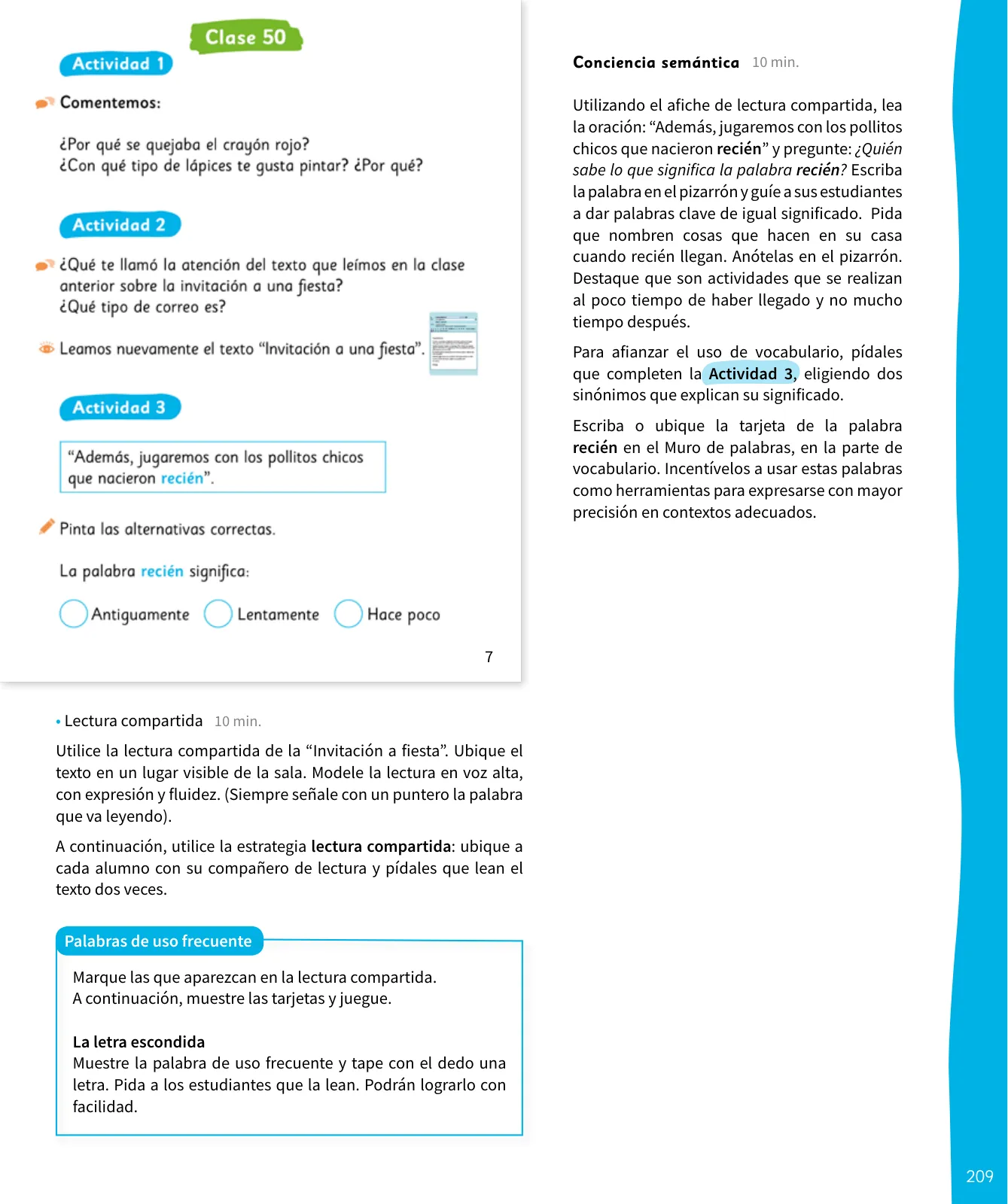Página 210 de Lenguaje y Comunicación – Segundo Básico – Texto del Estudiante MINEDUC – Descargar PDF · 2024
