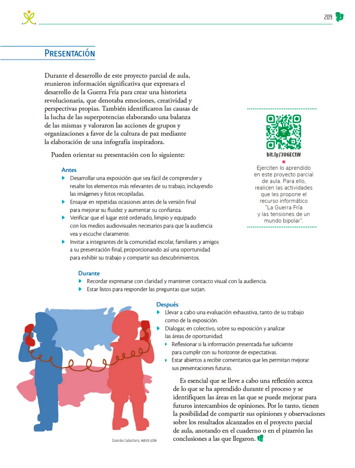Página 210 de Colección Nanahuatzin. Nuestro libro de Proyectos.  Tomo III.  Libro de Educación Telesecundaria Grado 3°  Ciclo Escolar 2025 - 2026