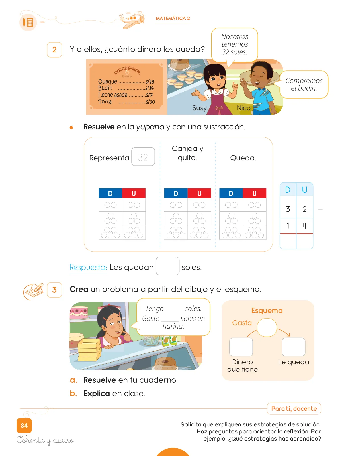 Página 86 de Cuadernillo de Matemática 2, segundo grado de Primaria · 2023