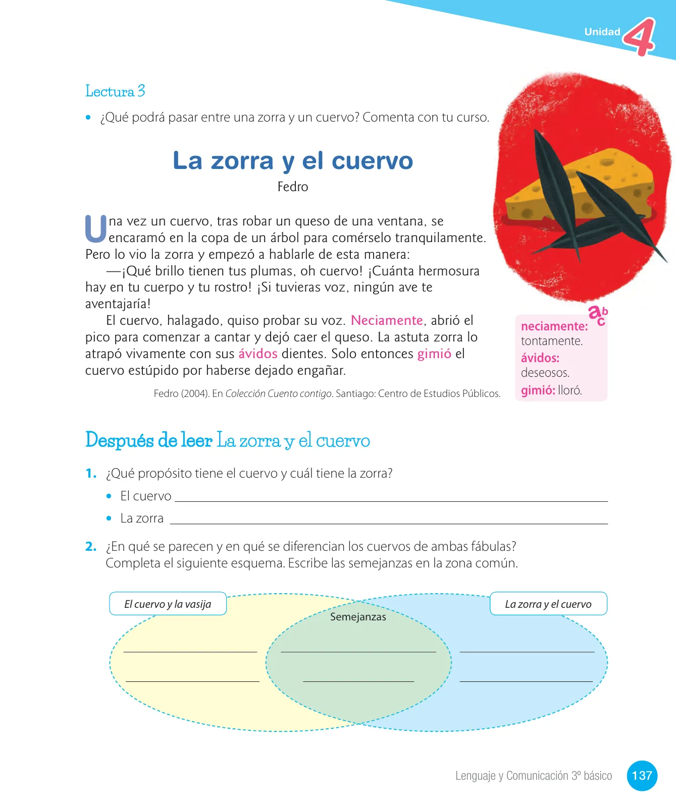 Miniatura página 139 de Lenguaje y Comunicación – Tercero Básico | Texto del Estudiante MINEDUC – Descargar PDF · 2024