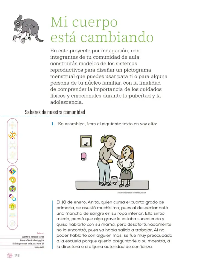 Página 143 de Proyectos de Aula. Libro de Educación Primaria Grado 4° Ciclo Escolar 2025 - 2026