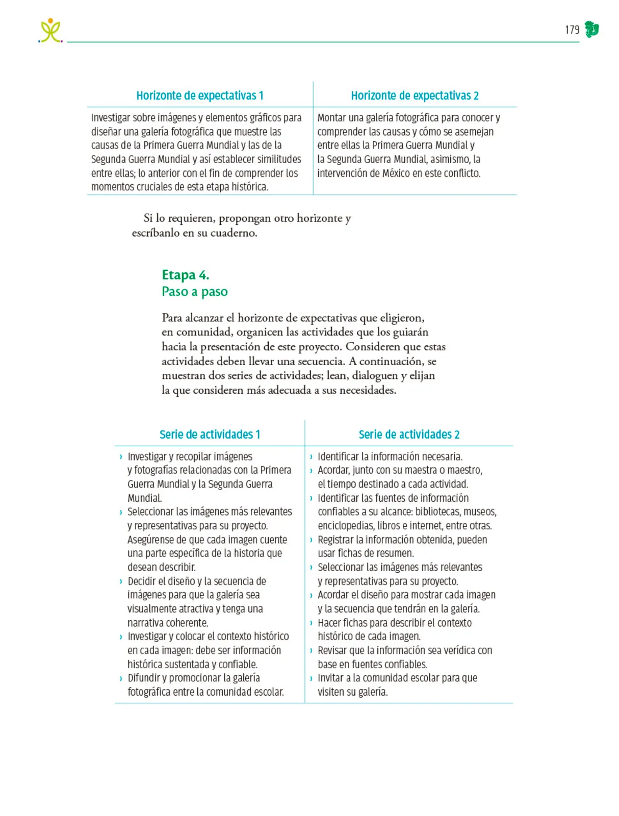 Miniatura página 180 de Colección Nanahuatzin. Nuestro libro de Proyectos.  Tomo III.  Libro de Educación Telesecundaria Grado 3°  Ciclo Escolar 2025 - 2026