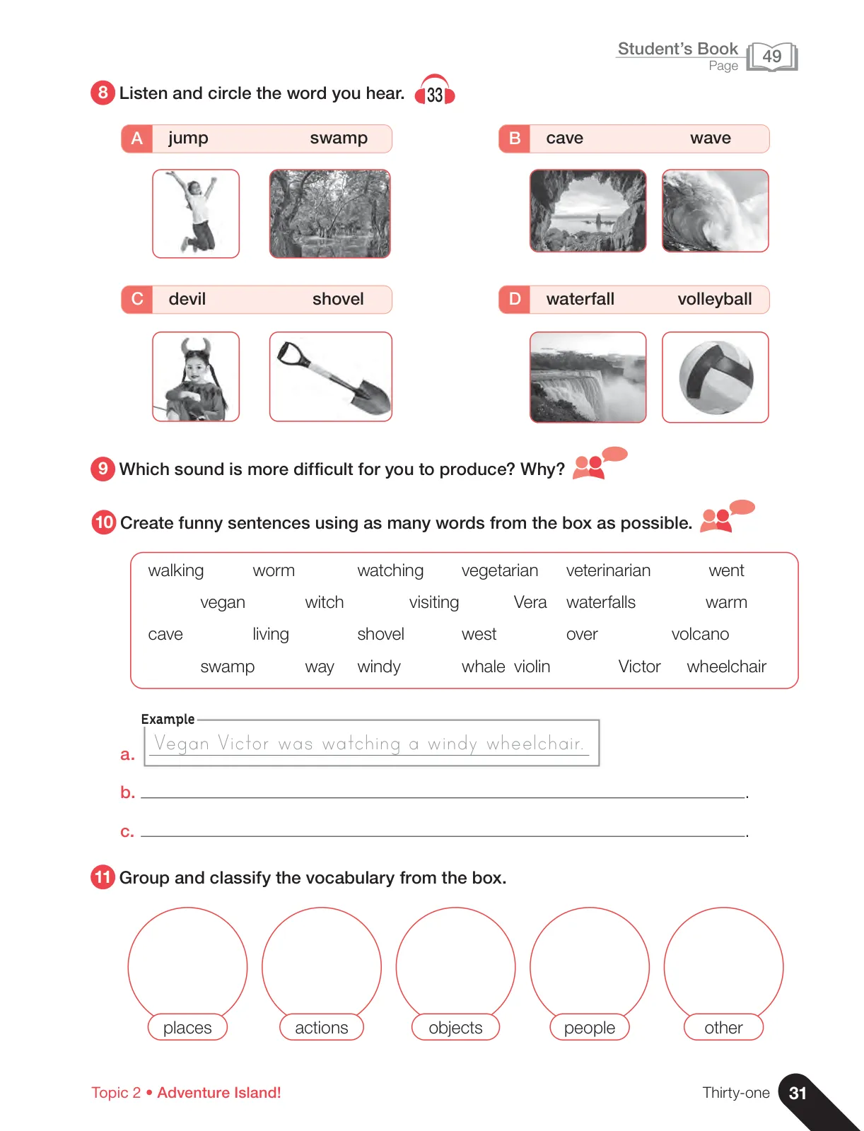Miniatura página 33 de Inglés – Sexto Básico | Student’s Book MINEDUC – Descargar PDF · 2024