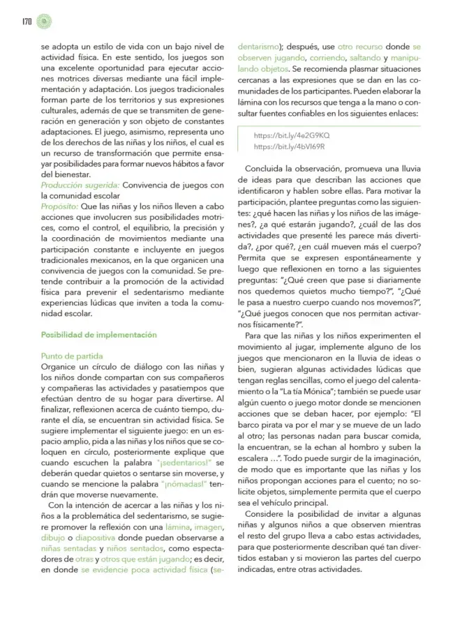 Página 171 de Modalidades de trabajo para la acción transformadora y el codiseño Libro de Educación Preescolar Grado 1°, 2°, 3° Ciclo Escolar 2025 - 2026
