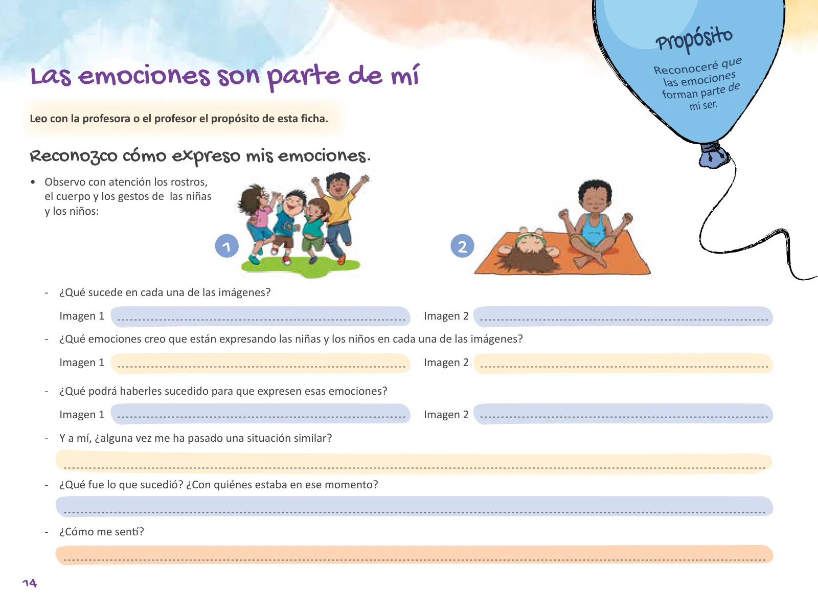 Miniatura página 16 de Cuadernillo de Tutoría 5 : quinto grado de Educación Primaria · 2021
