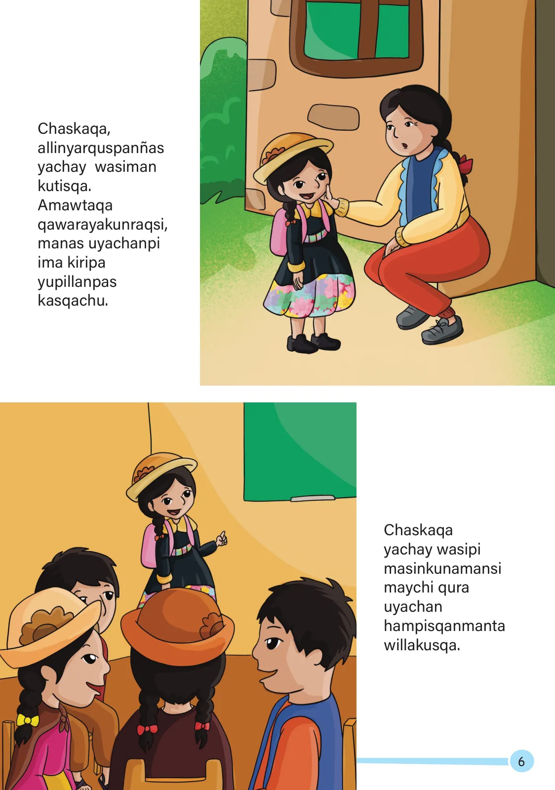 Miniatura página 8 de Maychi hampimanta. Historias y relatos 3- Inicial - Quechua chanka · 2023