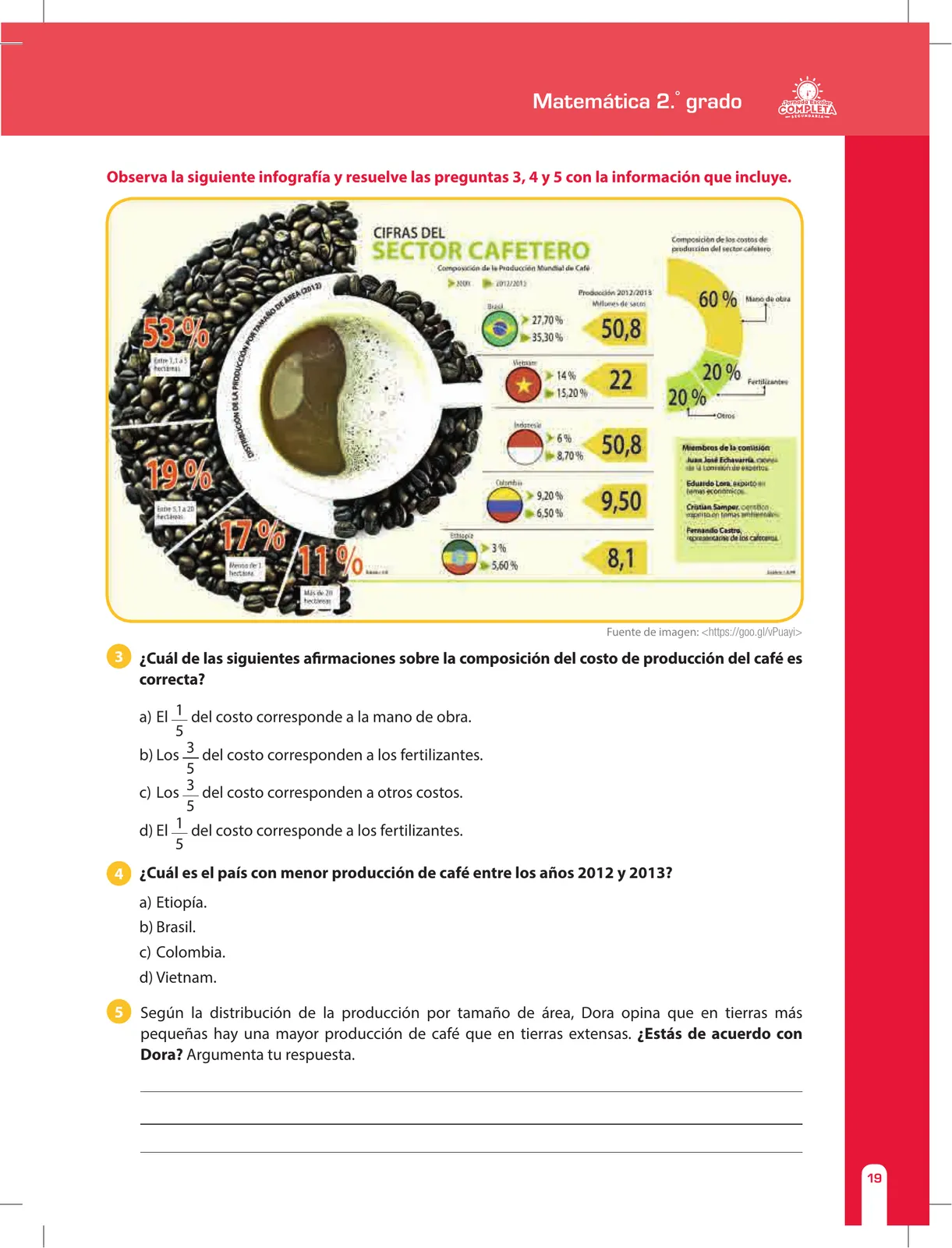Página 19 de Matemática 2 : cuaderno de reforzamiento pedagógico - JEC · 2016