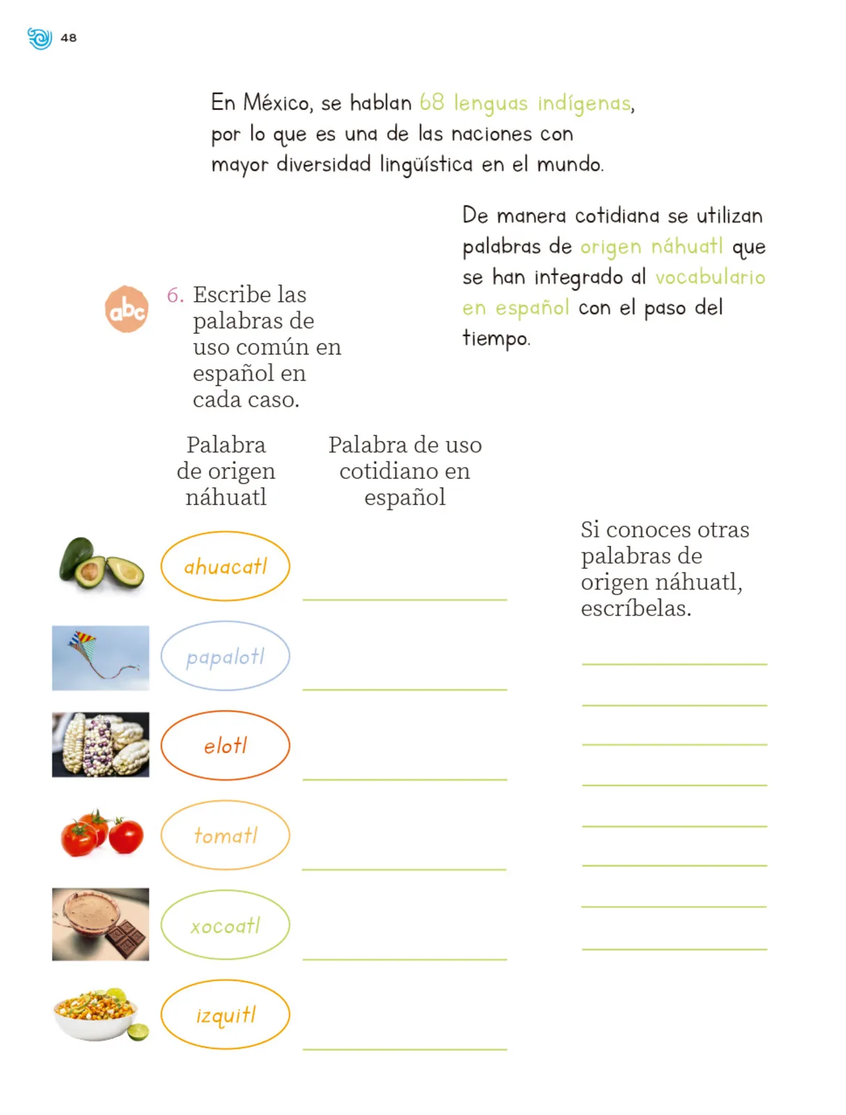 Miniatura página 49 de Múltiples lenguajes. Trazos y palabras.   Libro de Educación Primaria Grado 1°  Ciclo Escolar 2025 - 2026