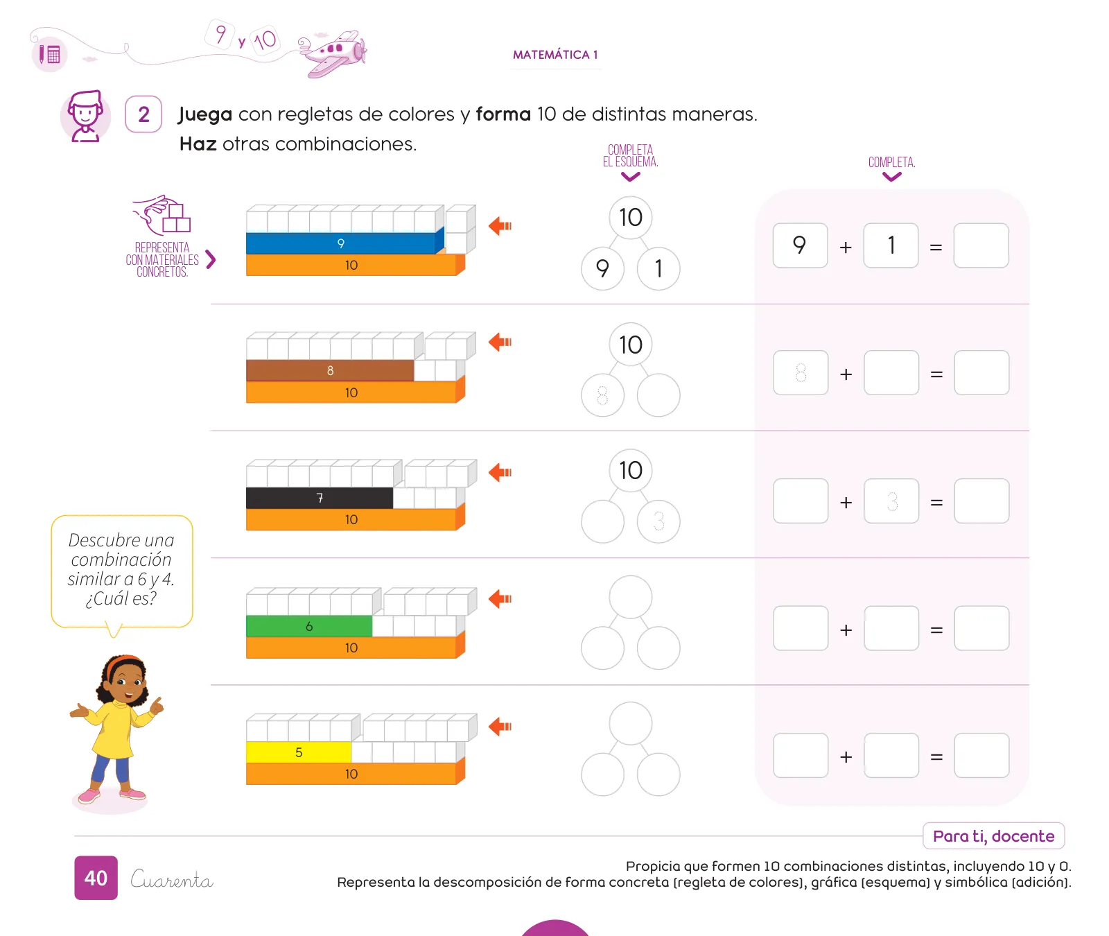 Página 42 de Cuadernillo de Matemática 1. Primer grado de Primaria · 2024