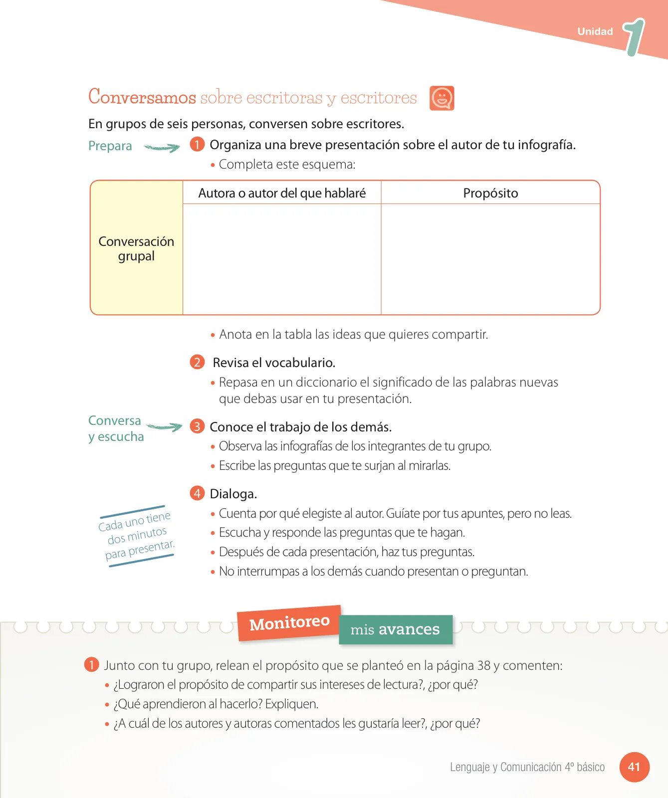 Miniatura página 43 de Lenguaje y Comunicación – Cuarto Básico | Texto del Estudiante MINEDUC – Descargar PDF · 2024