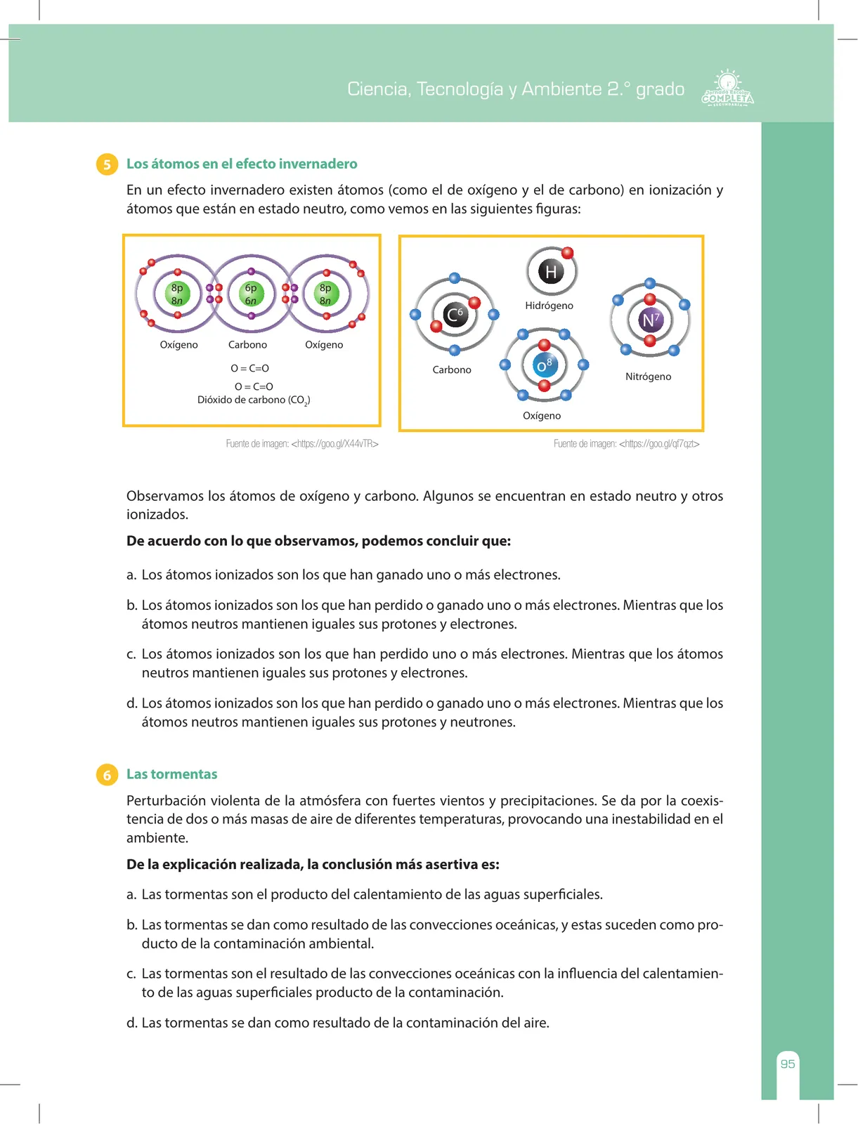Miniatura página 95 de Ciencia, Tecnología y Ambiente 2 : cuaderno de reforzamiento pedagógico - JEC · 2016