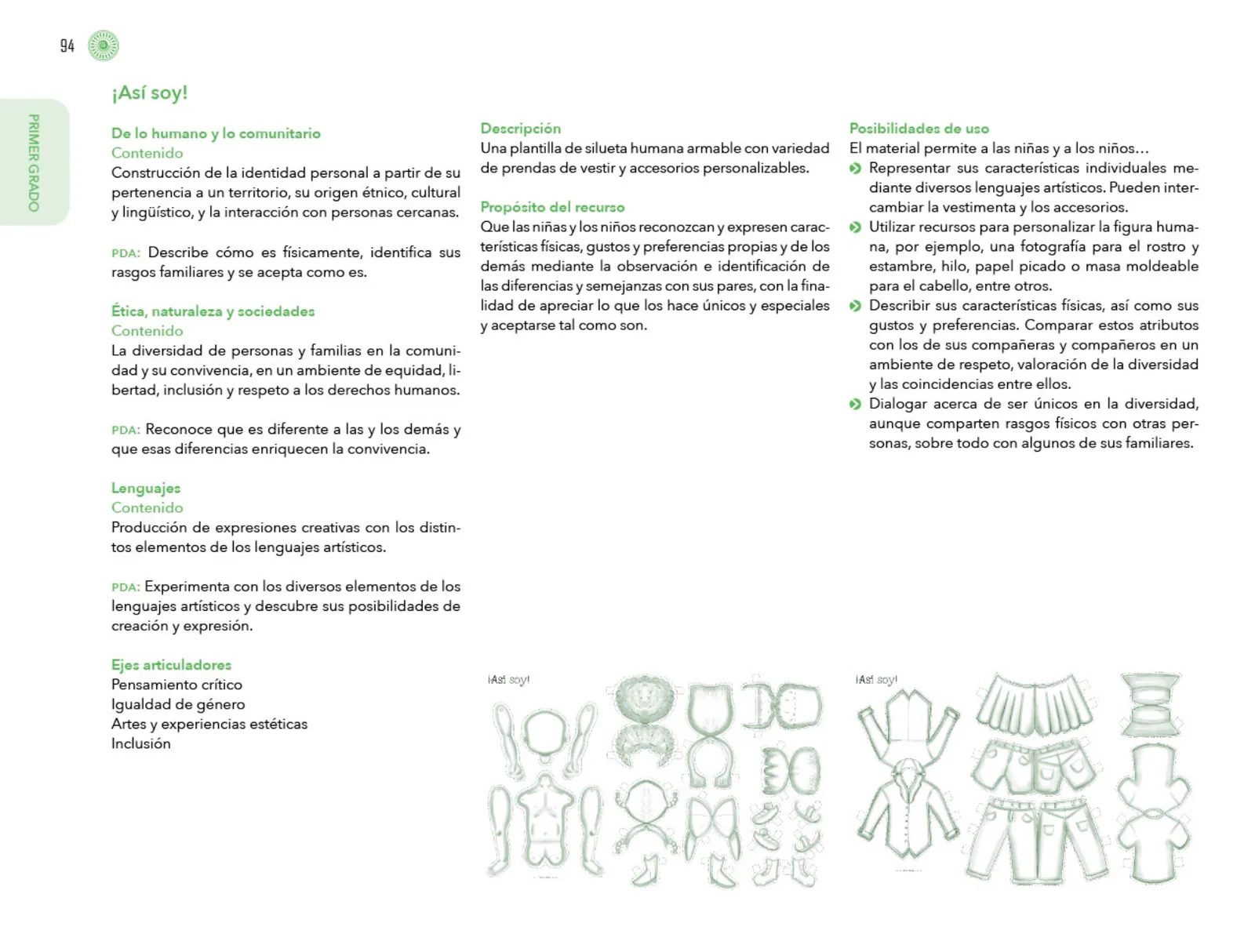 Página 95 de Posibilidades de trabajo para la acción transformadora y el codiseño. Ficheros. Fase 2  Libro de Educación Preescolar Grado 1°, 2°, 3°  Ciclo Escolar 2025 - 2026