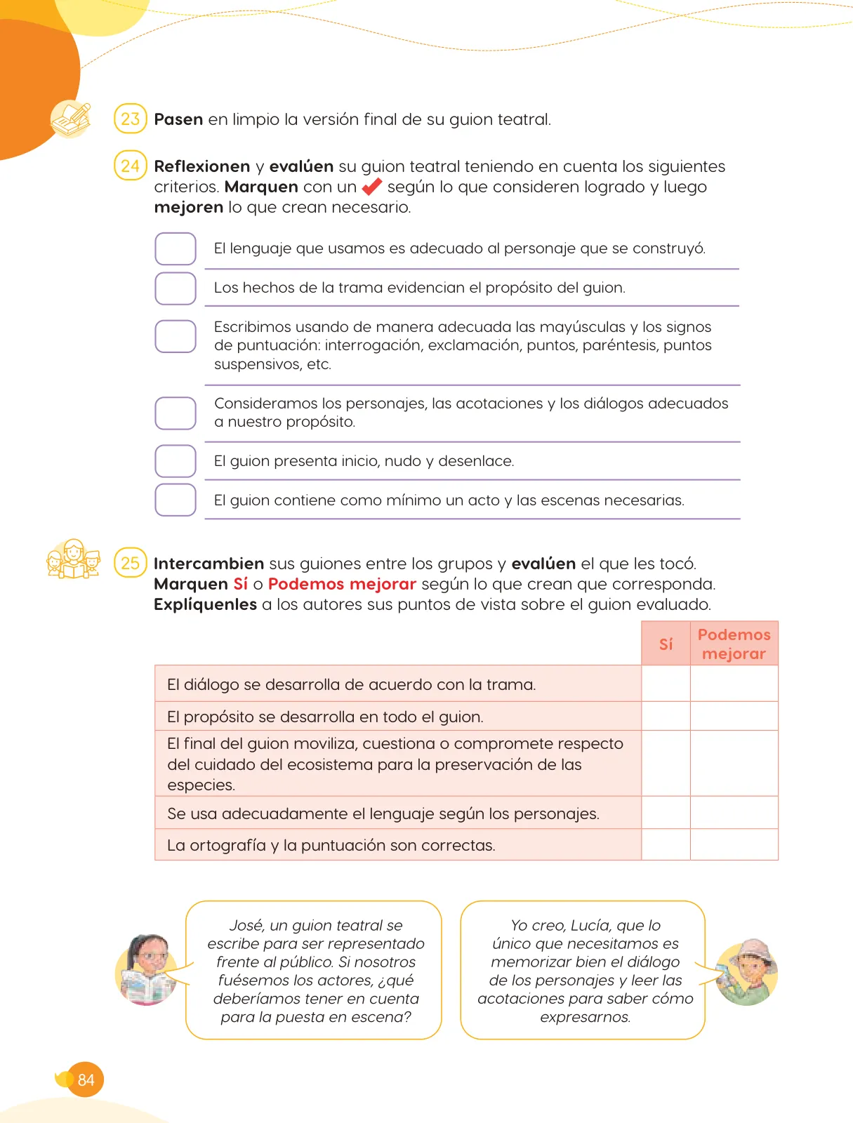 Miniatura página 86 de Cuadernillo de Comunicación 6. Sexto grado de Primaria · 2024