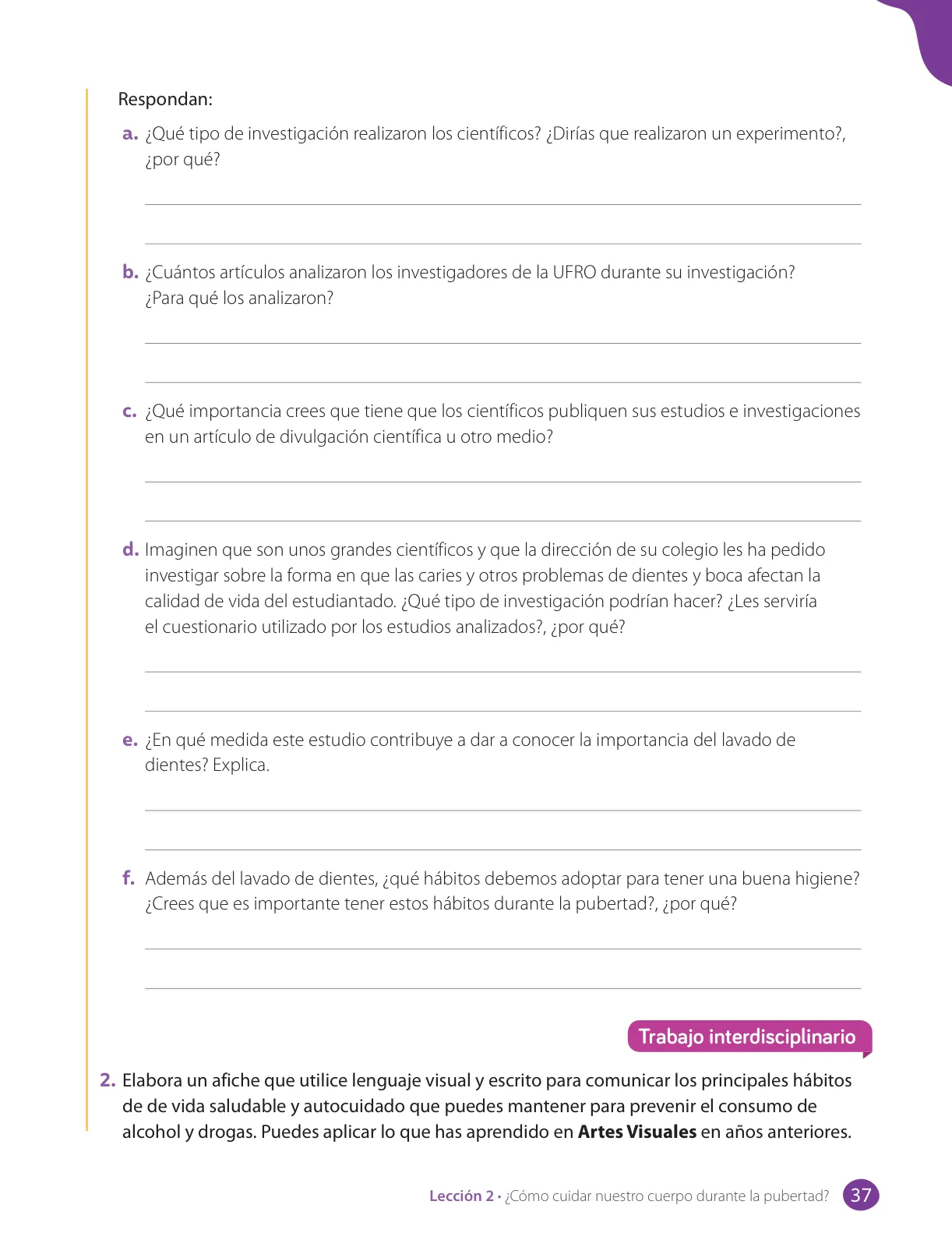 Página 39 de Libro de Ciencias Naturales – Quinto Básico | Texto del Estudiante MINEDUC – Descargar PDF · 2024