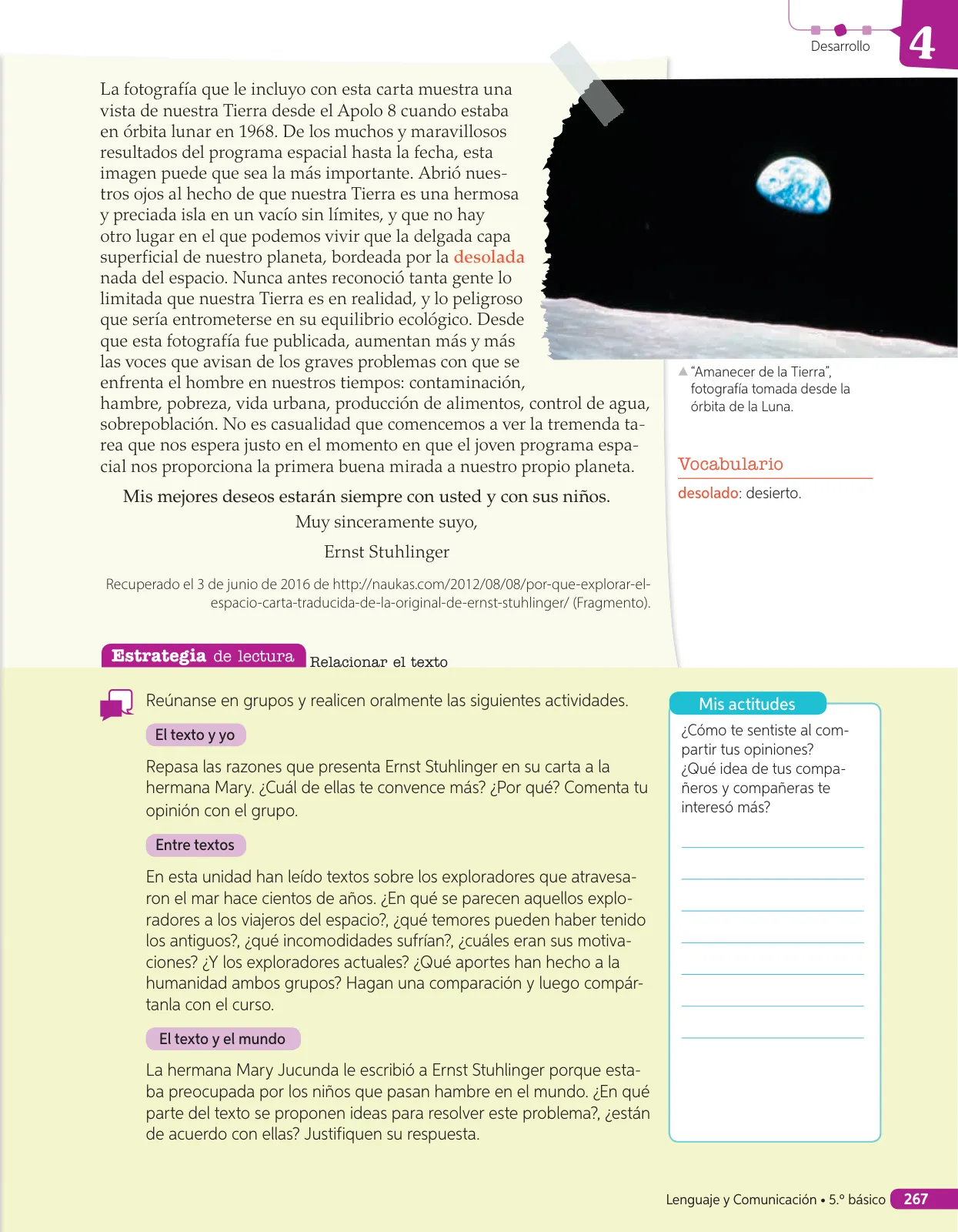 Página 214 de Lenguaje y Comunicación – Quinto Básico | Texto del Estudiante MINEDUC – Descargar PDF · 2024