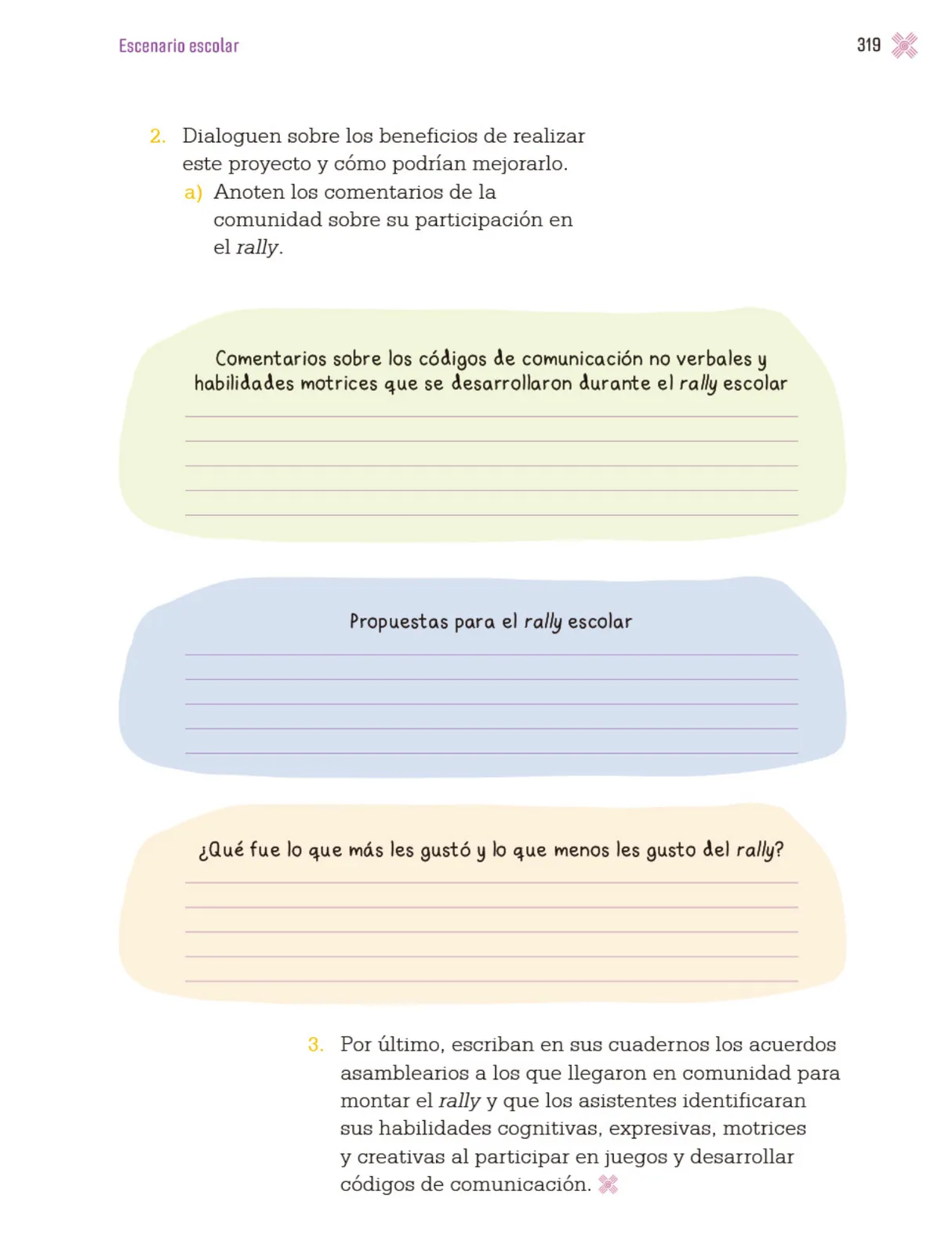 Página 322 de Proyectos Escolares. Libro de Educación Primaria Grado 3° Ciclo Escolar 2025 - 2026