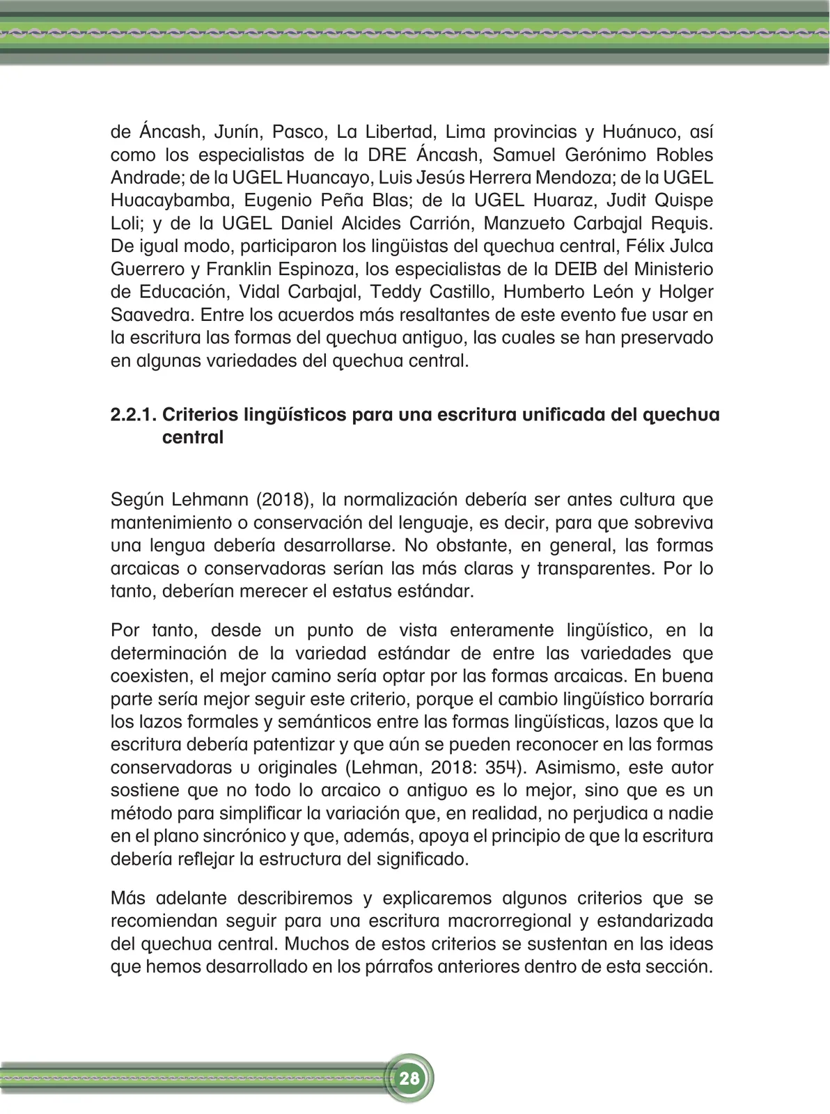 Miniatura página 30 de Chawpin qichwata alli qillqanapaq maytu = Manual de escritura quechua central · 2020