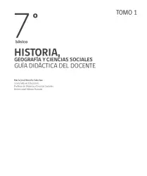 Página de Historia, Geografía y Ciencias Sociales – Séptimo Básico | Texto del Estudiante MINEDUC – Descargar PDF · 2024