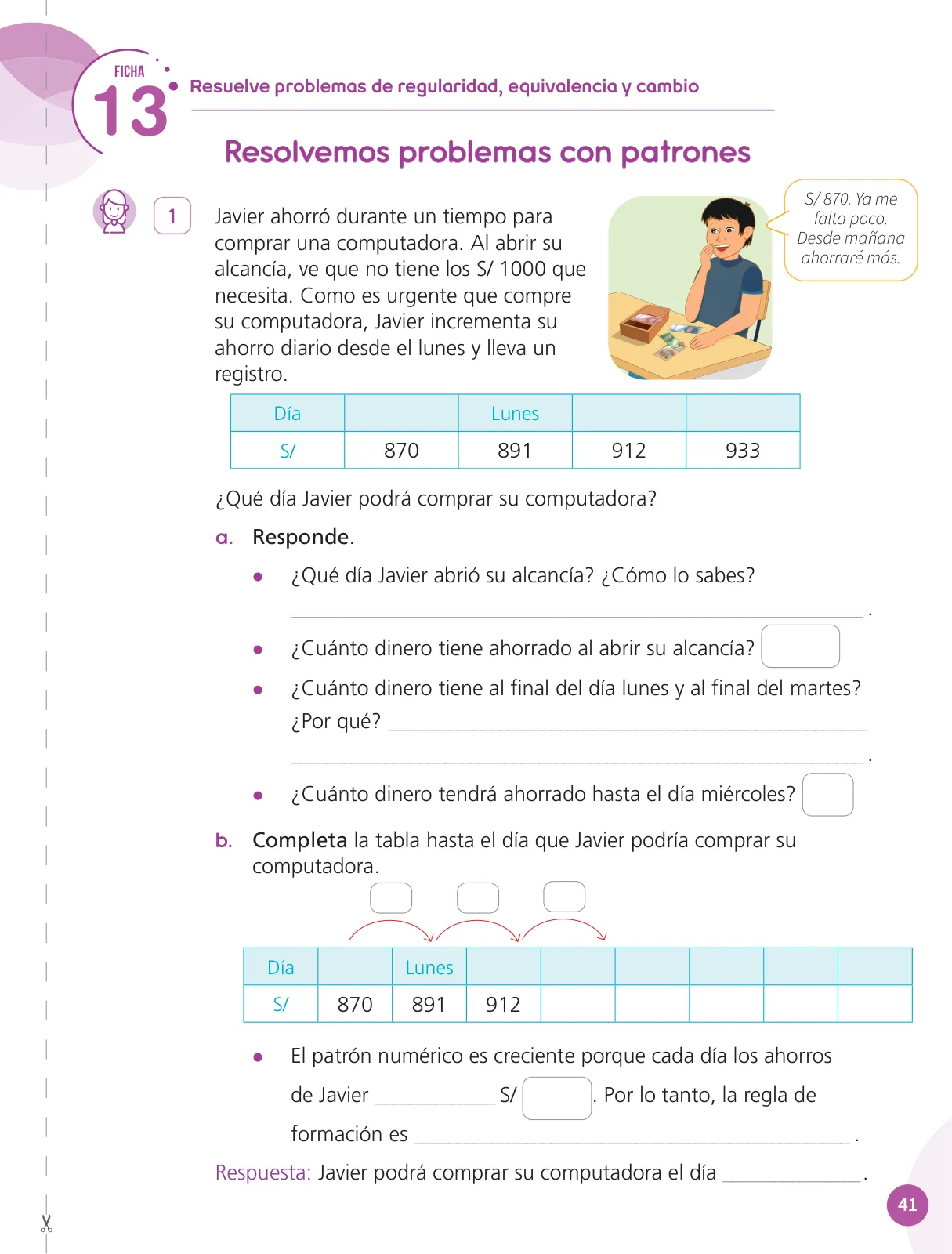 Miniatura página 43 de Cuadernillo de Matemática 4, cuarto grado de Primaria · 2023