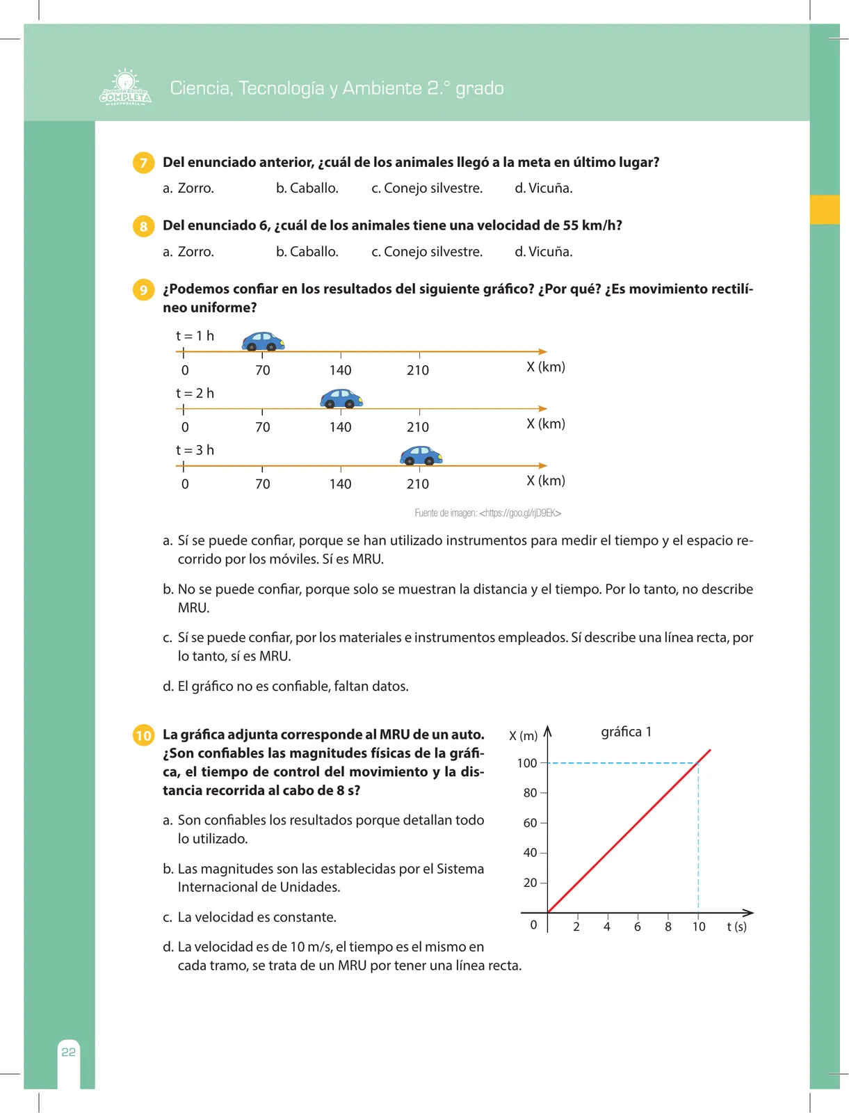 Miniatura página 22 de Ciencia, Tecnología y Ambiente 2 : cuaderno de reforzamiento pedagógico - JEC · 2016