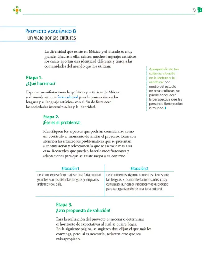 Página 74 de Colección Nanahuatzin. Nuestro libro de Proyectos. Tomo I. Libro de Educación Telesecundaria Grado 3° Ciclo Escolar 2025 - 2026