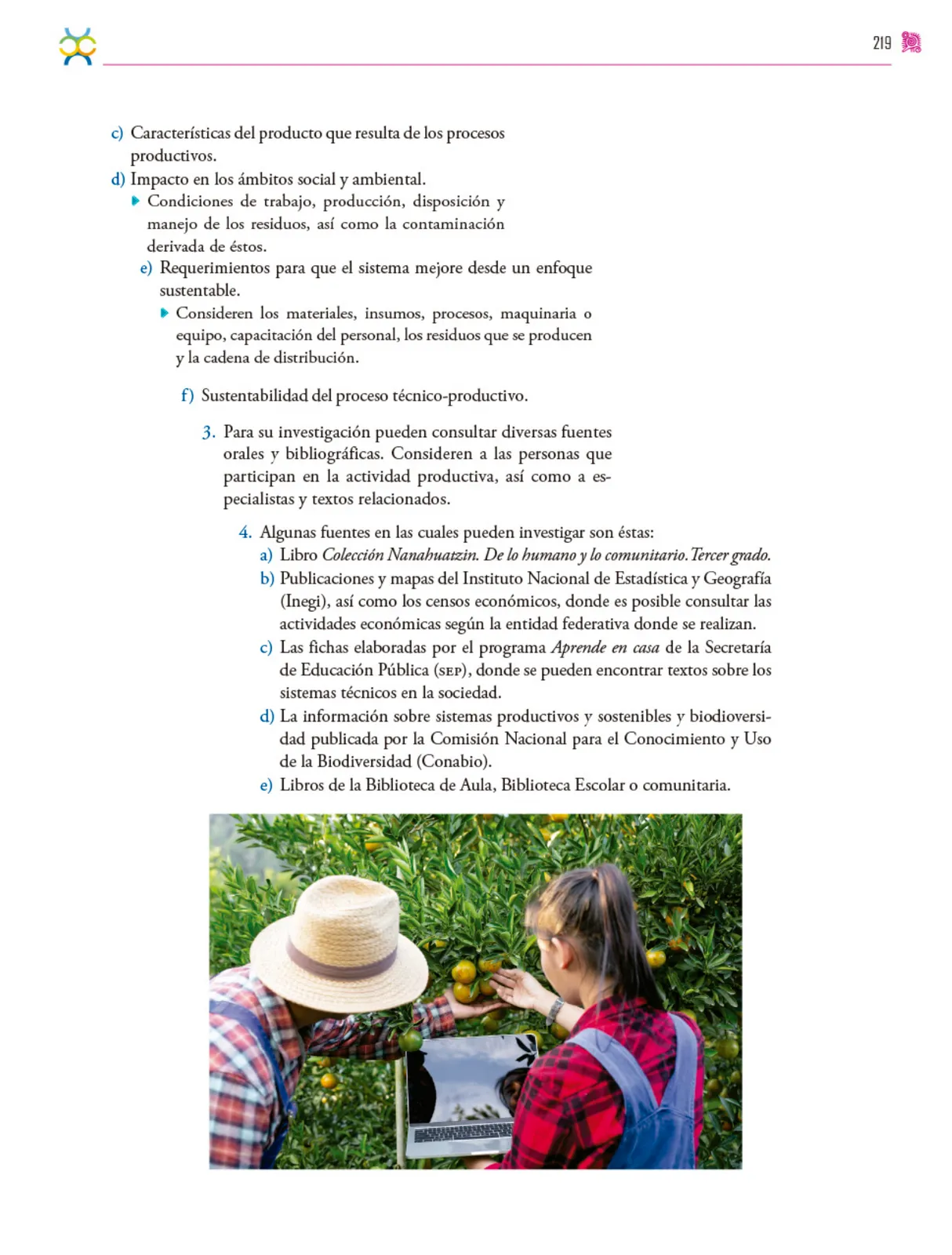 Miniatura página 220 de Colección Nanahuatzin. Nuestro libro de proyectos.   Libro de Educación Secundaria Grado 3°  Ciclo Escolar 2025 - 2026