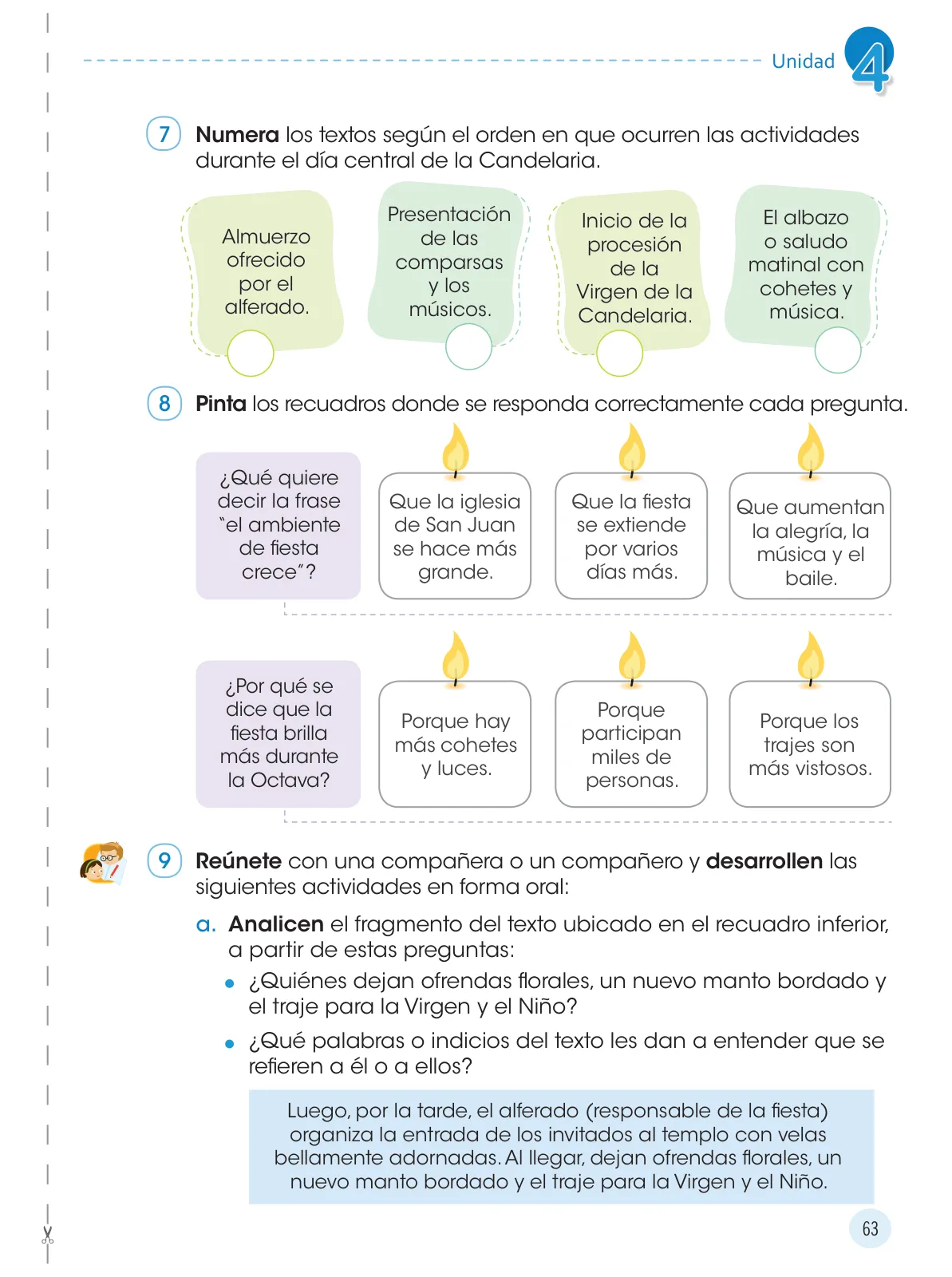 Página 65 de Comunicación 4 : cuaderno de trabajo para cuarto grado de Educación Primaria 2019 · 2019