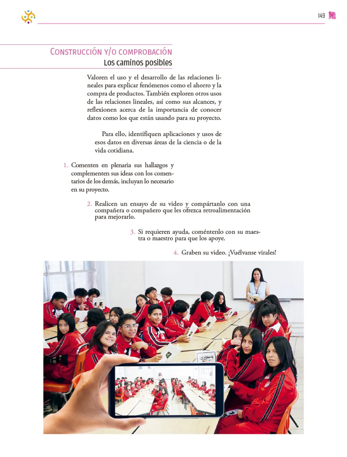 Miniatura página 150 de Colección Ximhai. Nuestro libro de proyectos.   Libro de Educación Secundaria Grado 1°  Ciclo Escolar 2025 - 2026
