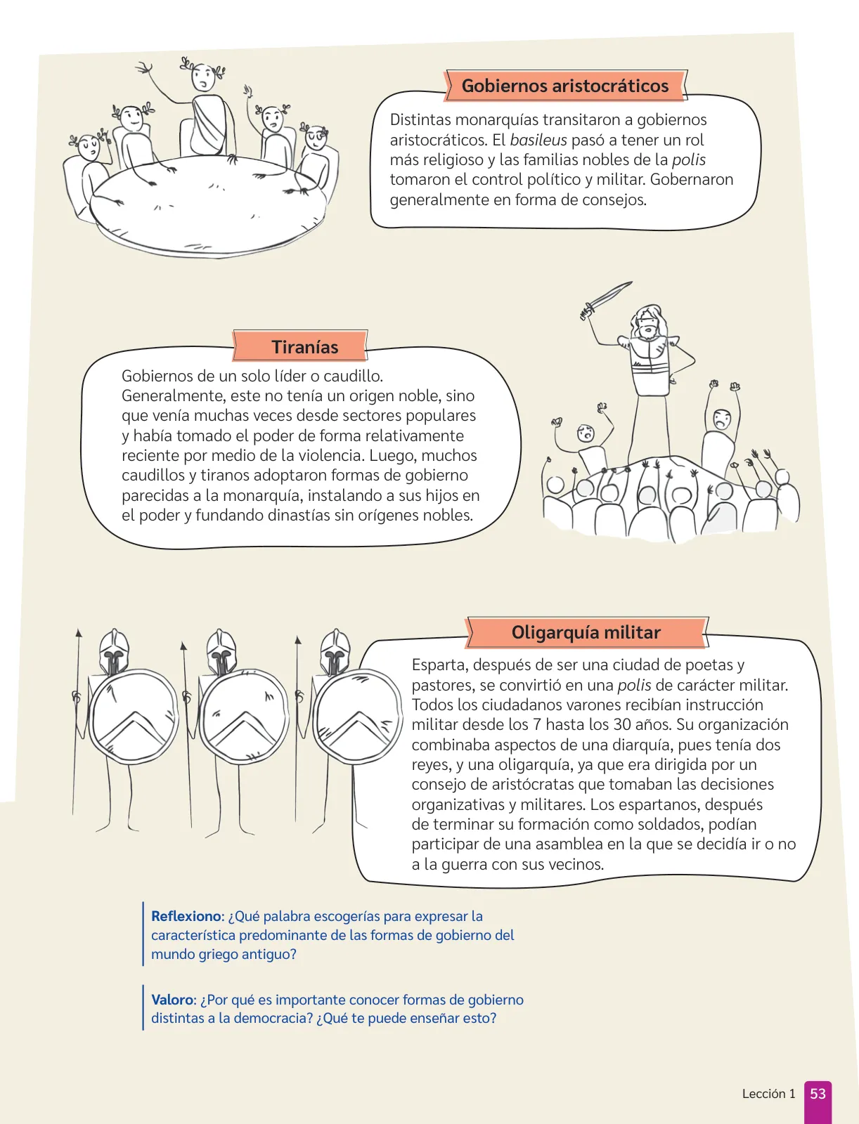 Miniatura página 55 de Historia, Geografía y Ciencias Sociales – Séptimo Básico | Texto del Estudiante MINEDUC – Descargar PDF · 2024
